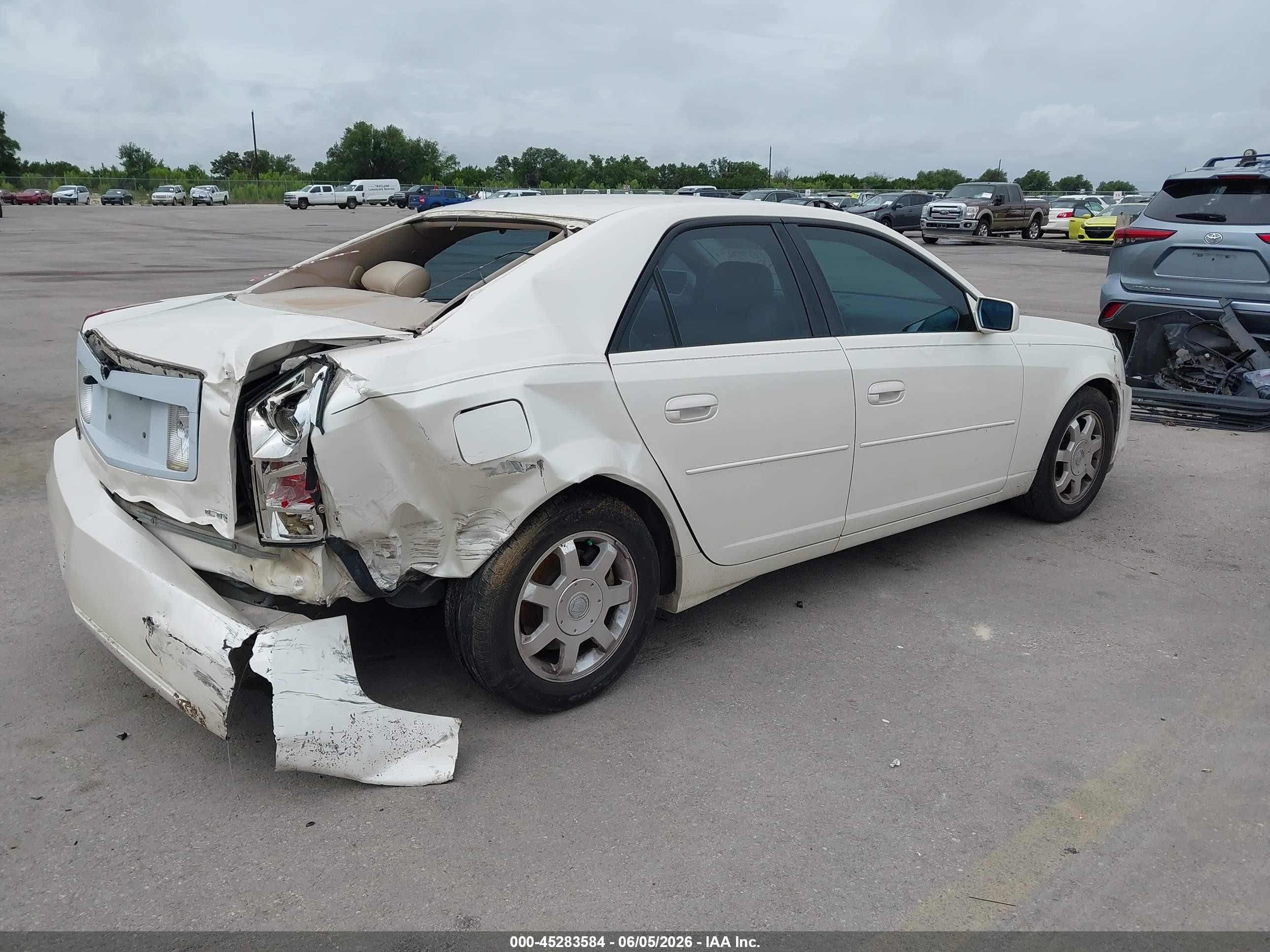 2003 Cadillac Cts Standard White vin: 1G6DM57N130131045