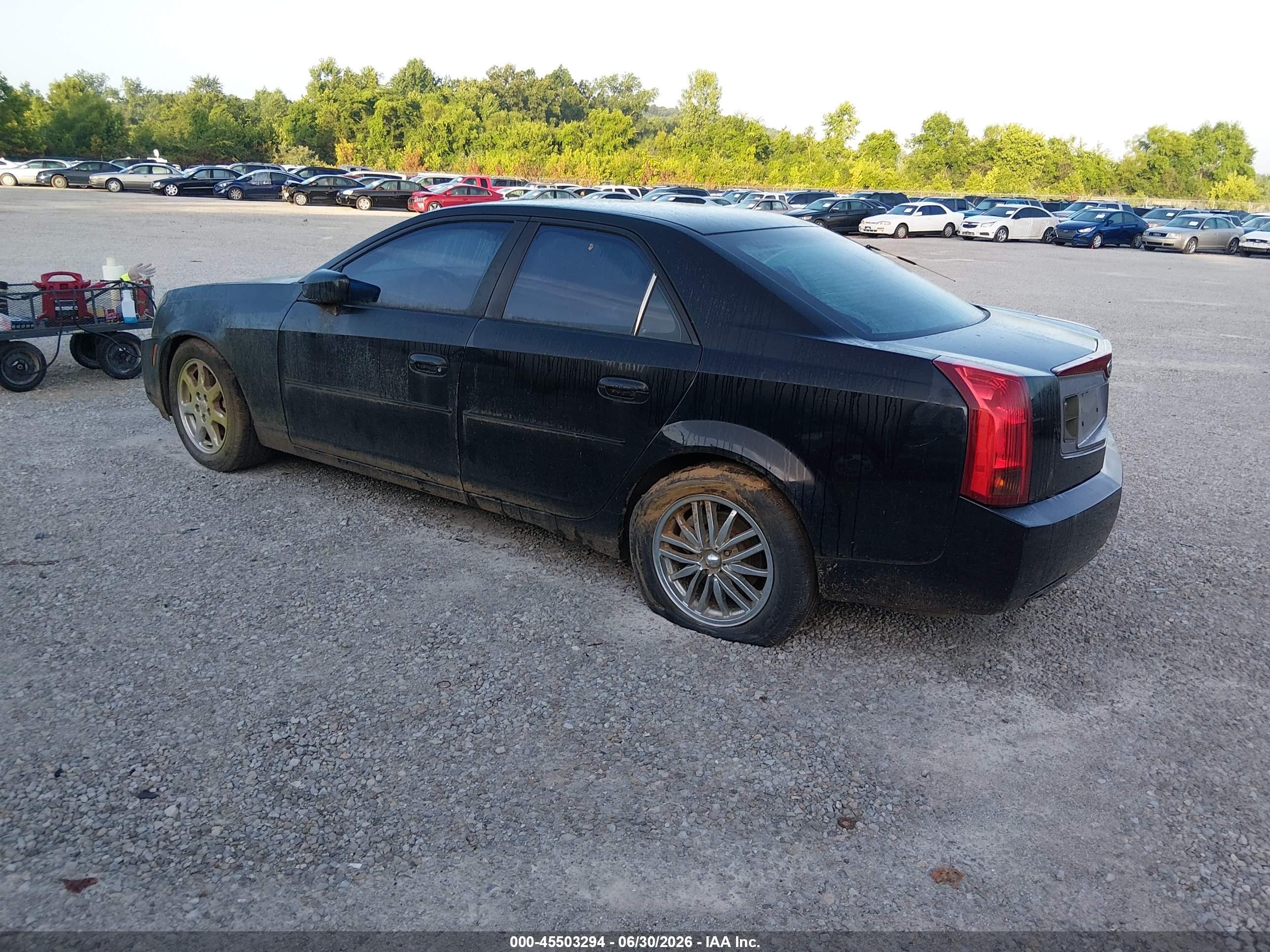 2003 Cadillac Cts Standard Black vin: 1G6DM57N330131080