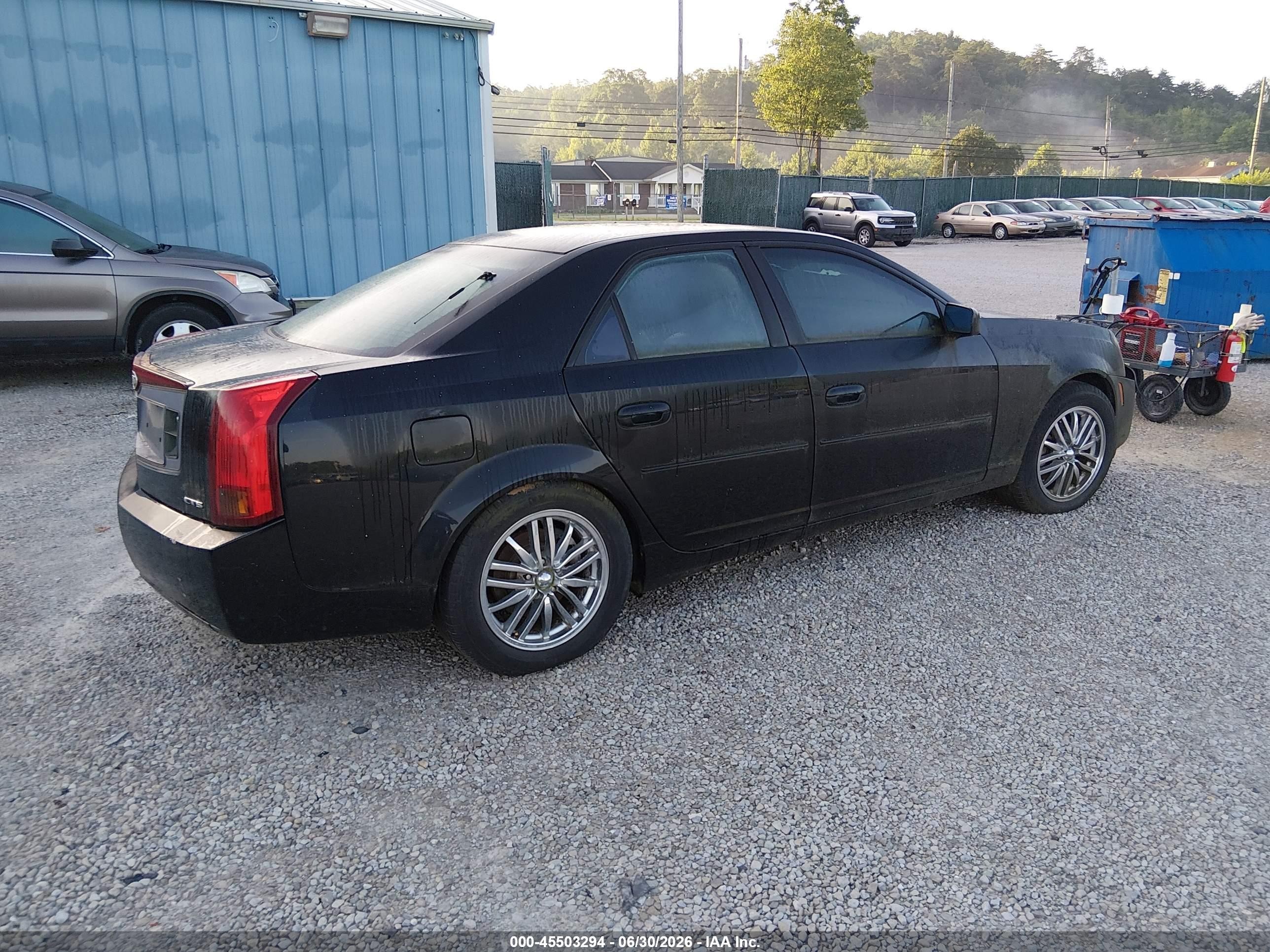 2003 Cadillac Cts Standard Black vin: 1G6DM57N330131080