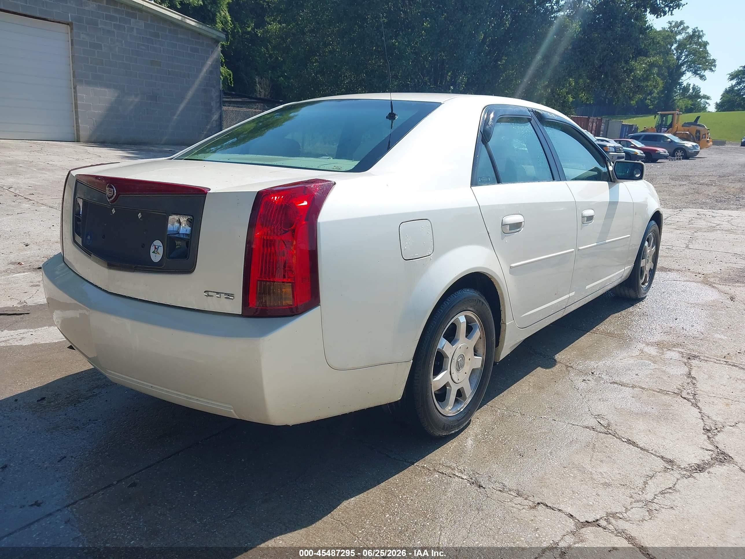 2003 Cadillac Cts Standard White vin: 1G6DM57N430126731