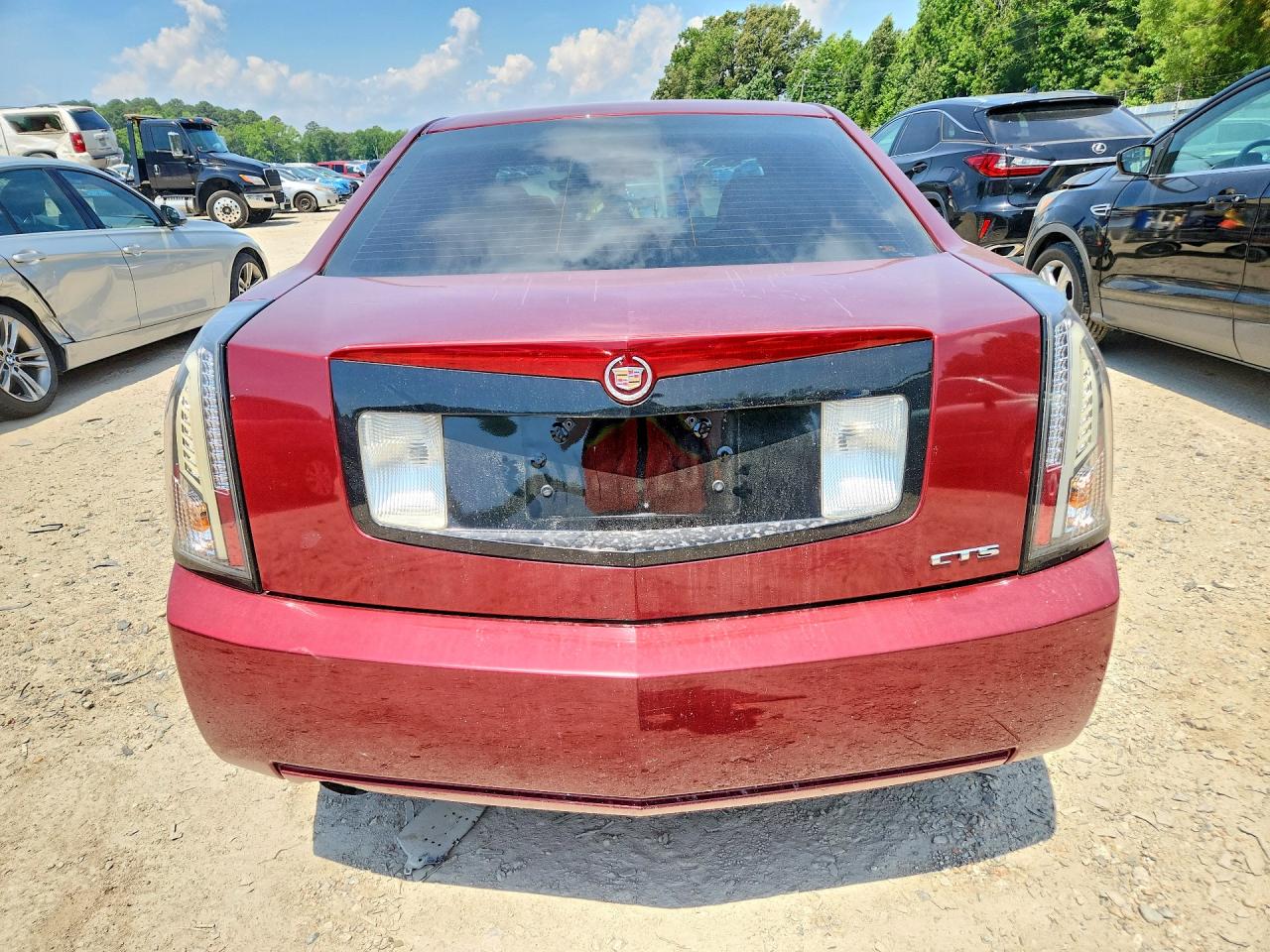 2003 Cadillac Cts Burgundy vin: 1G6DM57N630127508
