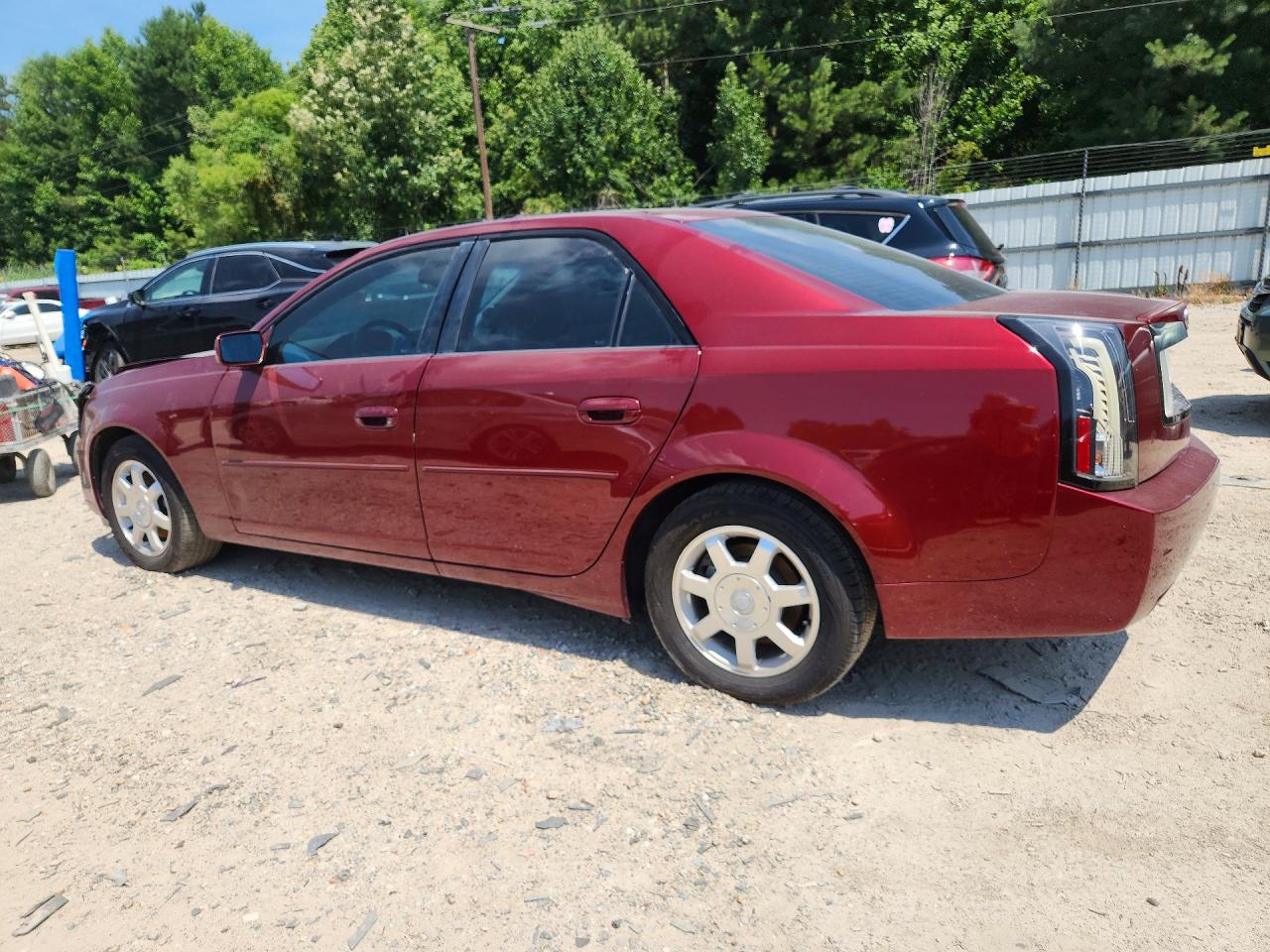 2003 Cadillac Cts Burgundy vin: 1G6DM57N630127508