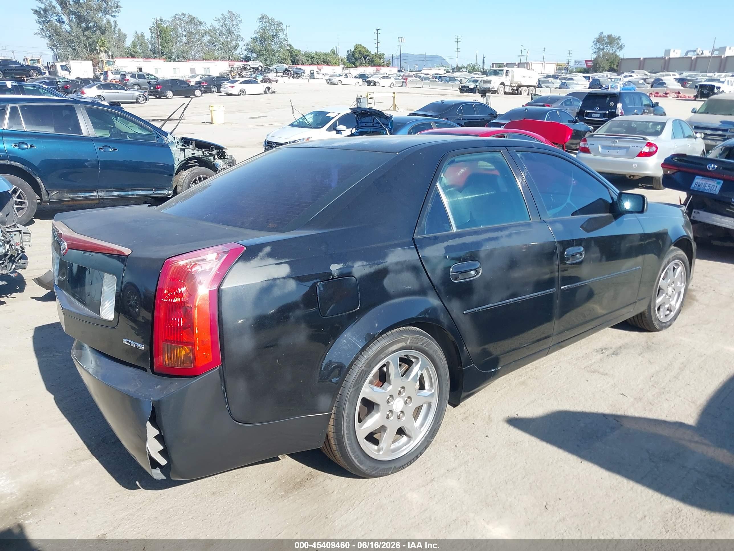 2003 Cadillac Cts Standard Black vin: 1G6DM57N830119569
