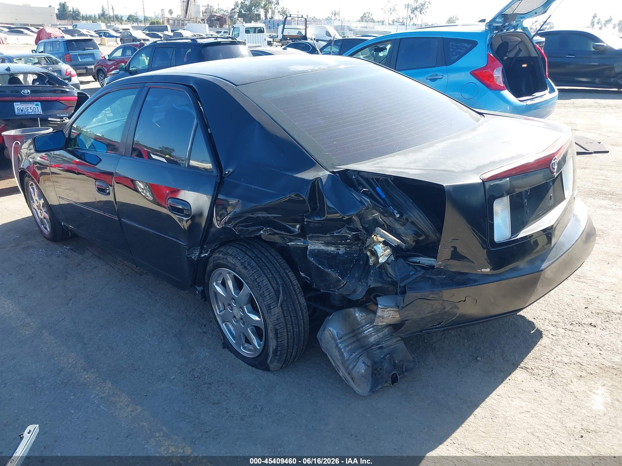2003 Cadillac Cts Standard Black vin: 1G6DM57N830119569
