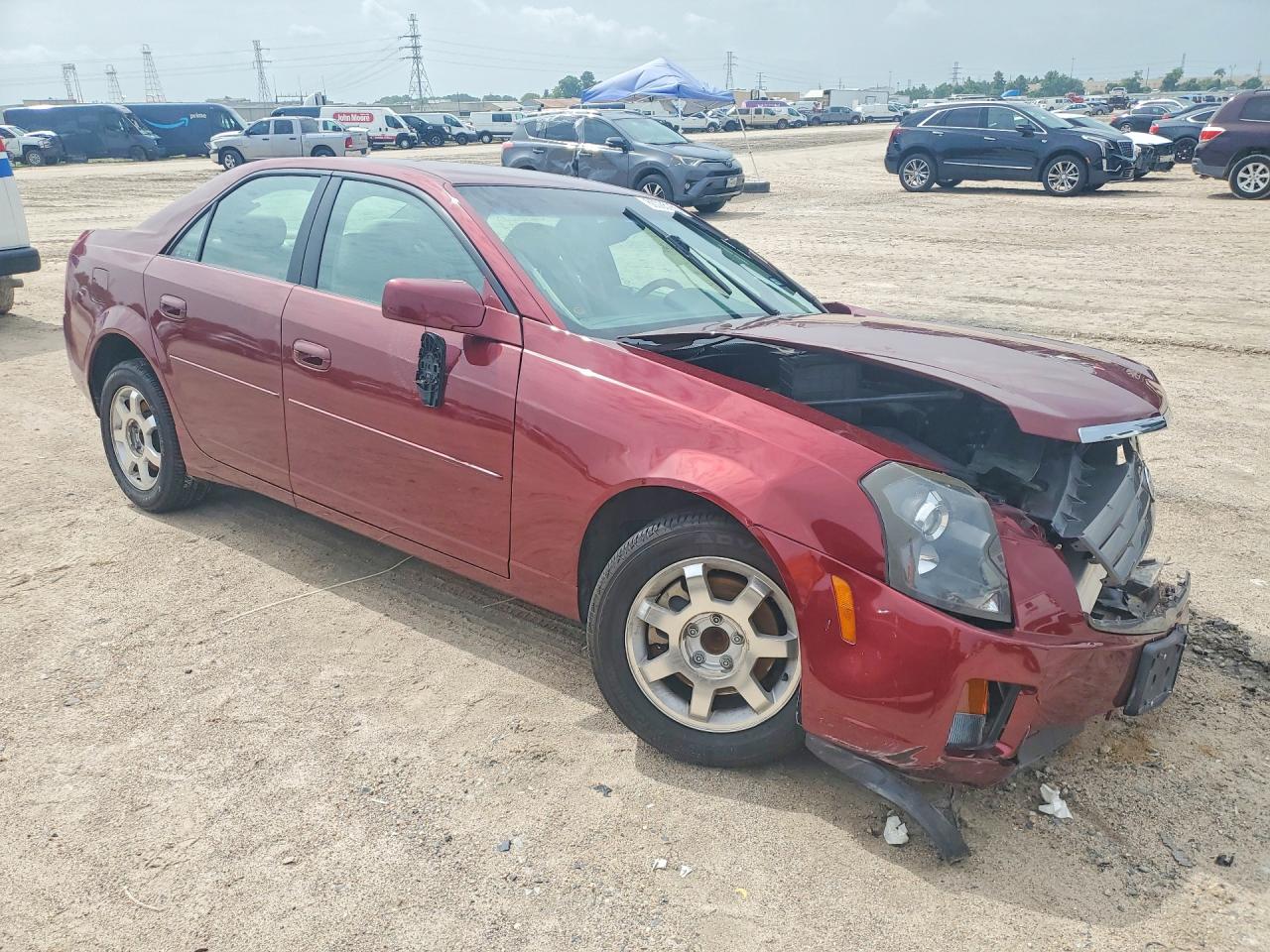 2003 Cadillac Cts Red vin: 1G6DM57N830127350