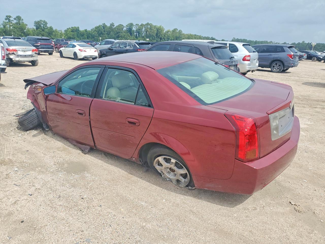 2003 Cadillac Cts Red vin: 1G6DM57N830127350