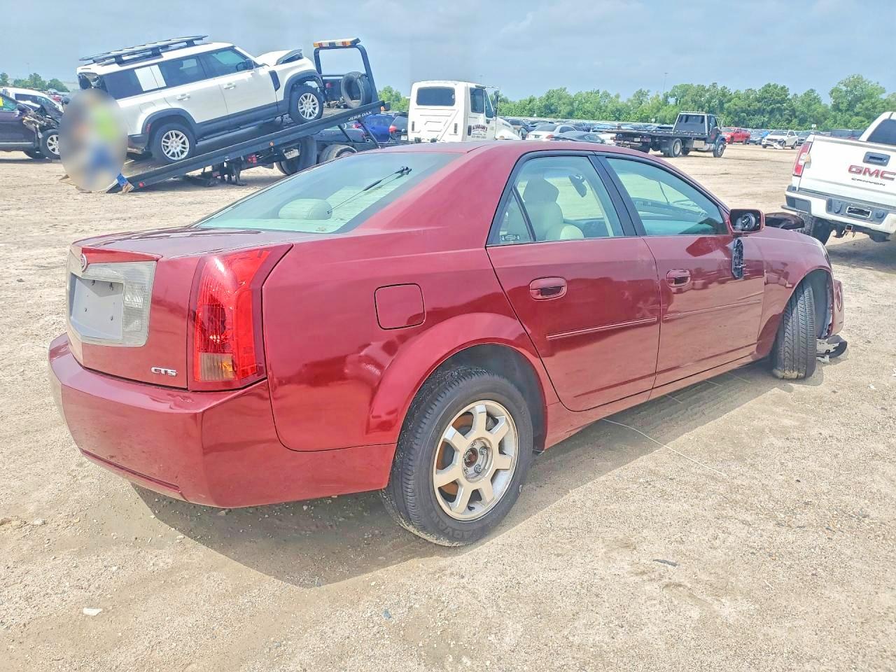 2003 Cadillac Cts Red vin: 1G6DM57N830127350