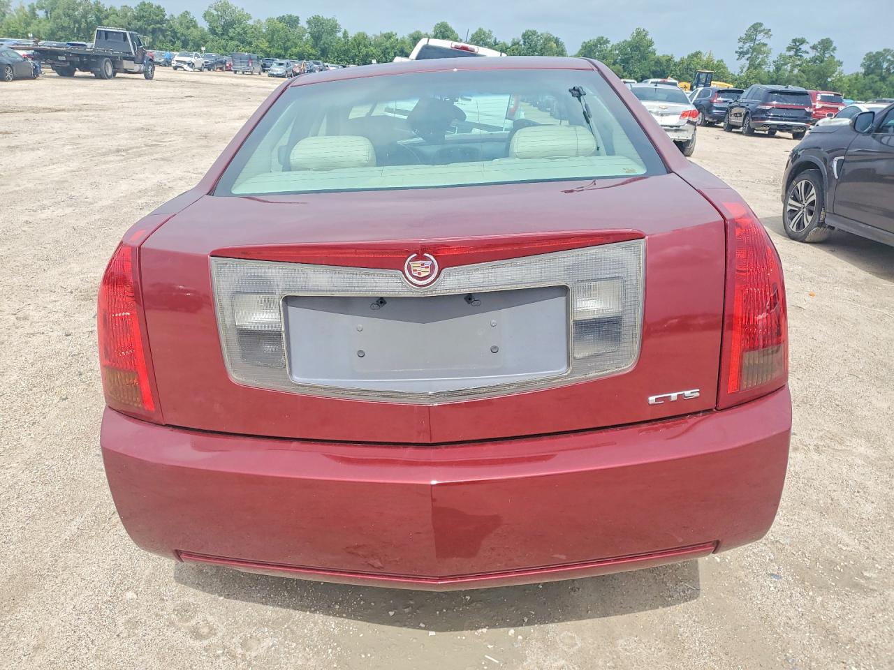 2003 Cadillac Cts Red vin: 1G6DM57N830127350