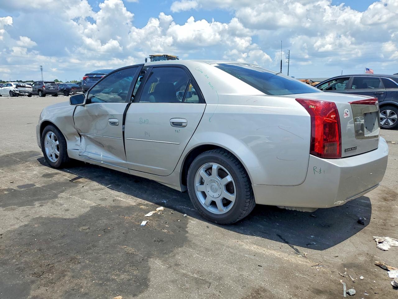 2003 Cadillac Cts Silver vin: 1G6DM57N830170537