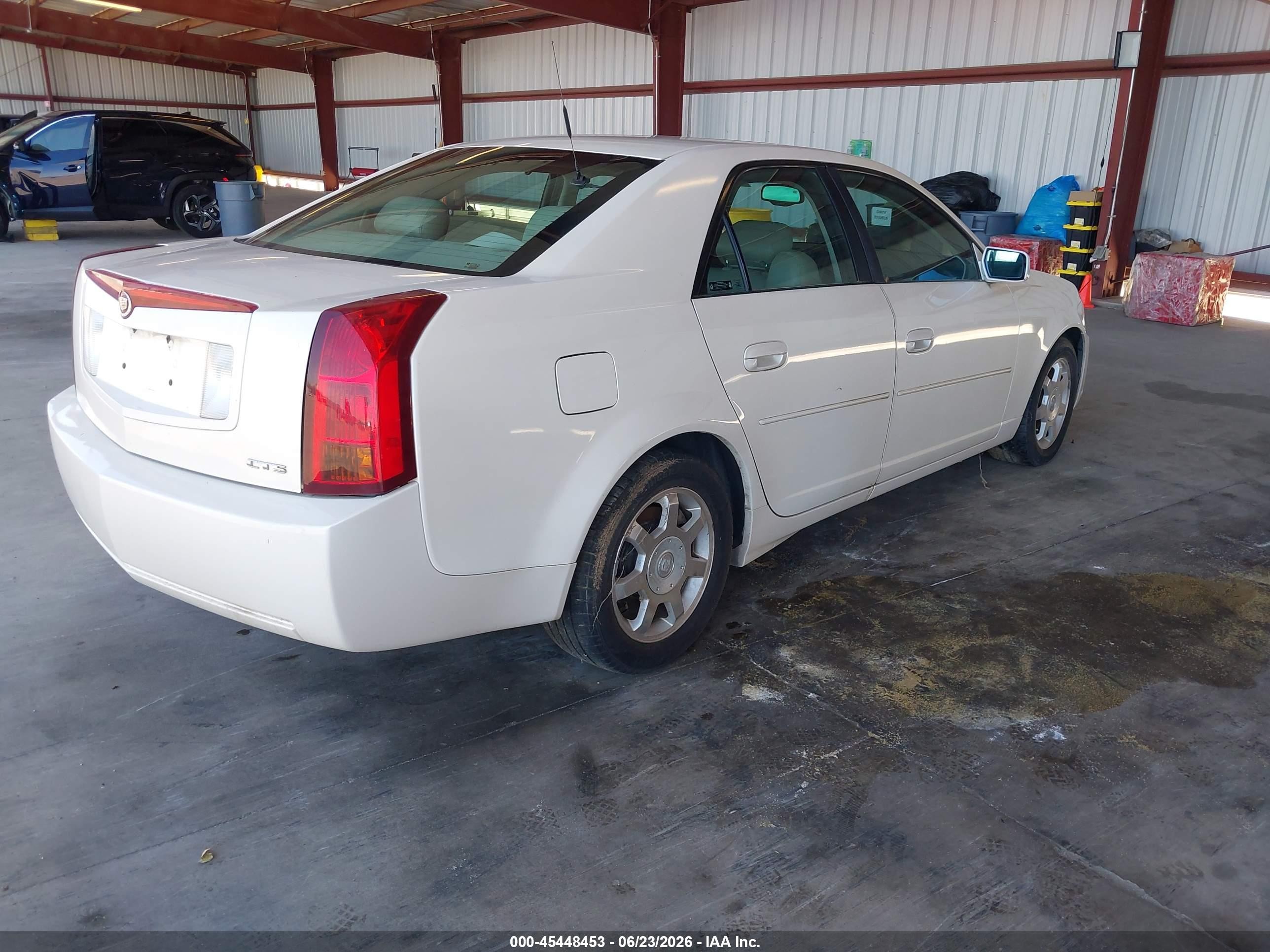 2003 Cadillac Cts Standard Белый vin: 1G6DM57N930111626