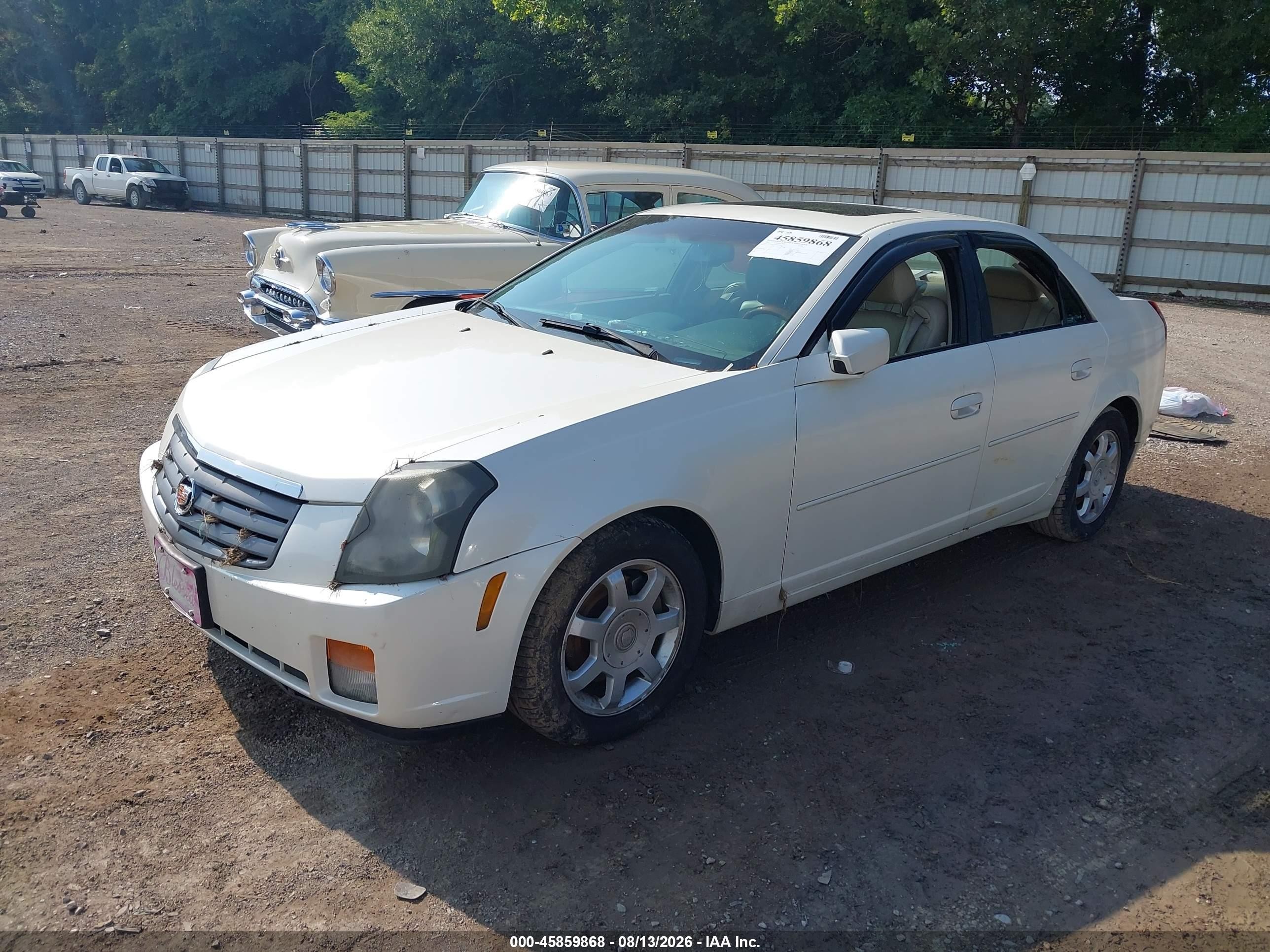 2003 Cadillac Cts Standard White vin: 1G6DM57N930123209