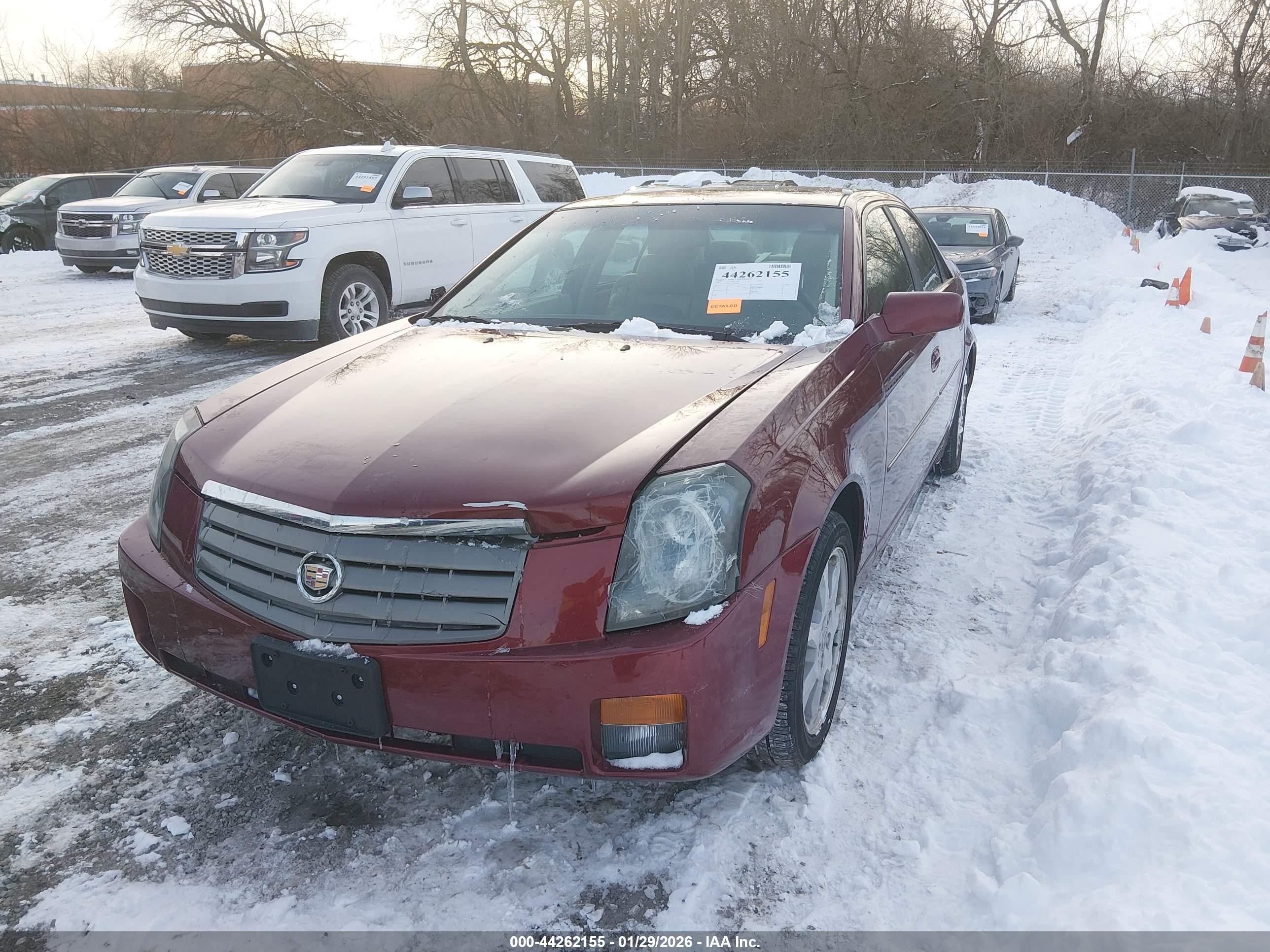 2003 Cadillac Cts Standard Red vin: 1G6DM57N930149499