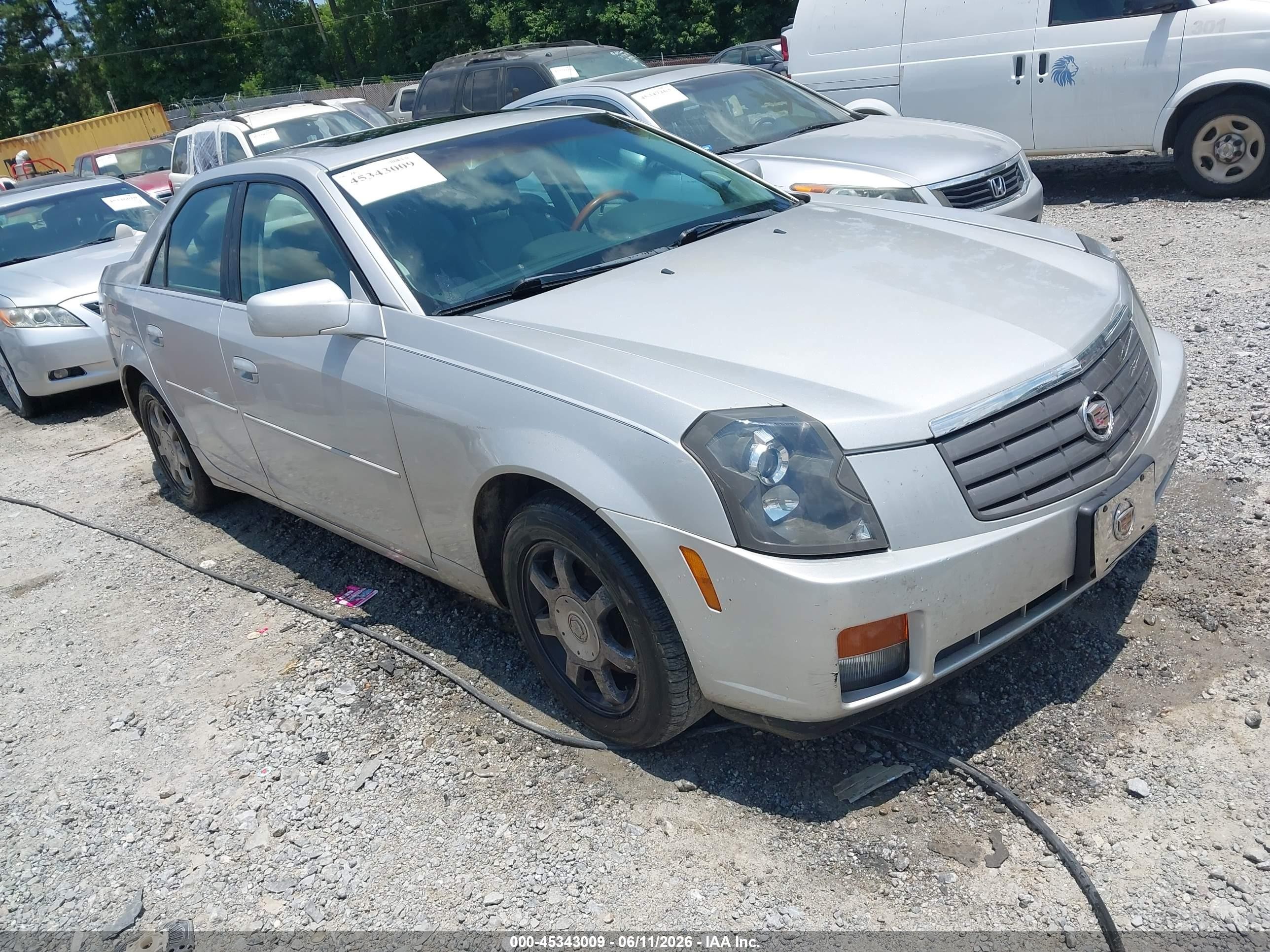 2003 Cadillac Cts Standard Silver vin: 1G6DM57NX30140813