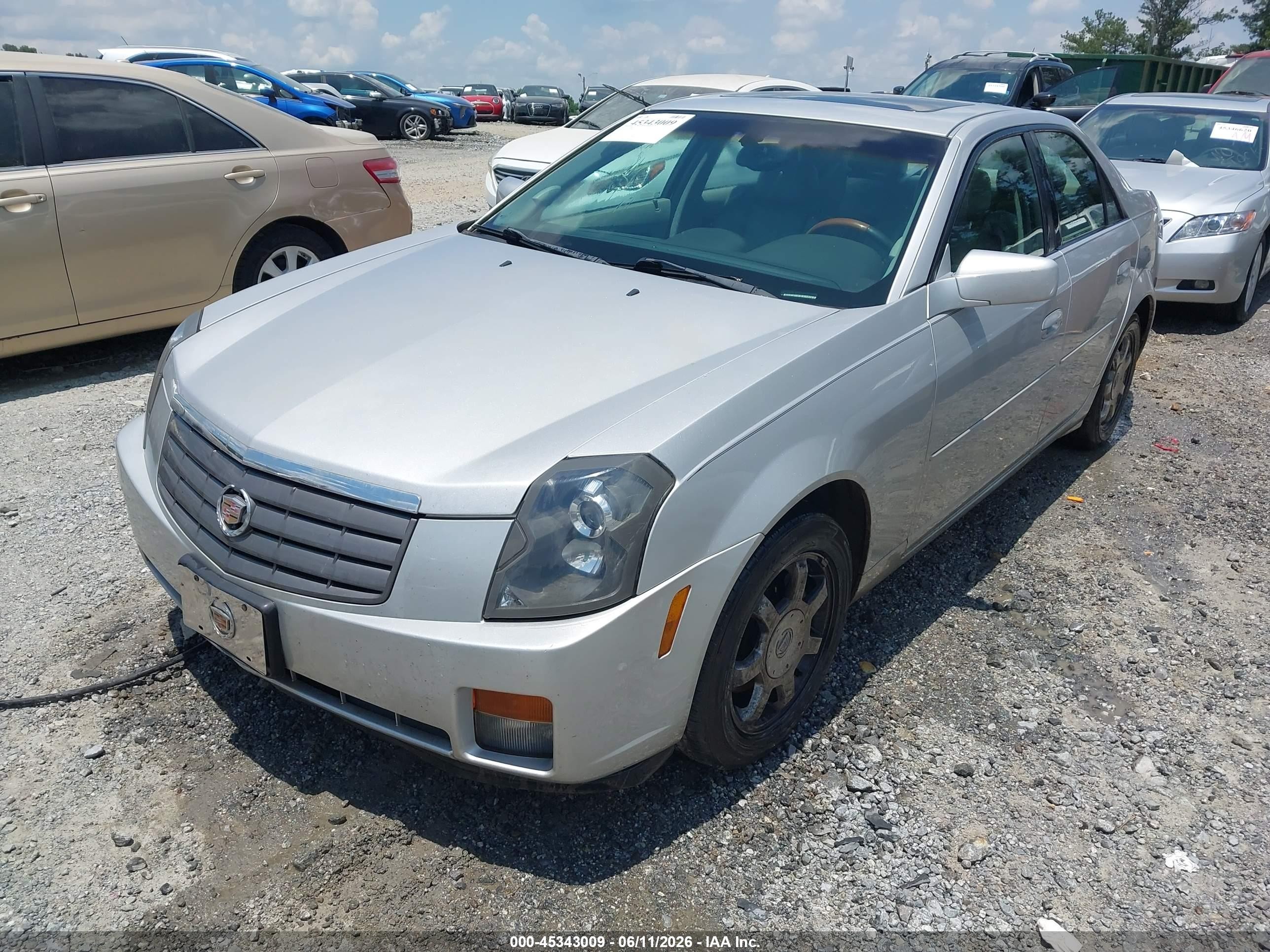 2003 Cadillac Cts Standard Silver vin: 1G6DM57NX30140813