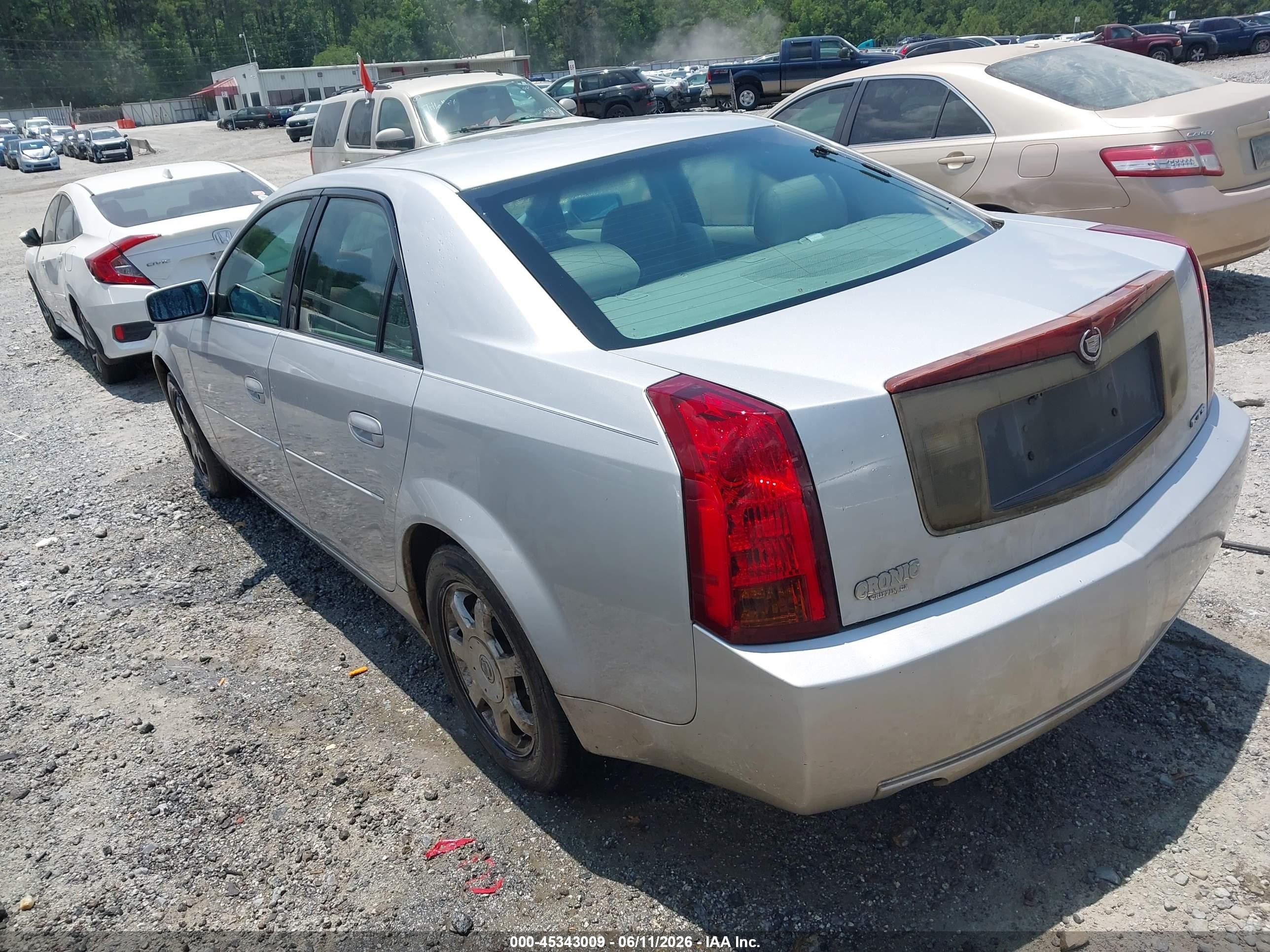 2003 Cadillac Cts Standard Silver vin: 1G6DM57NX30140813