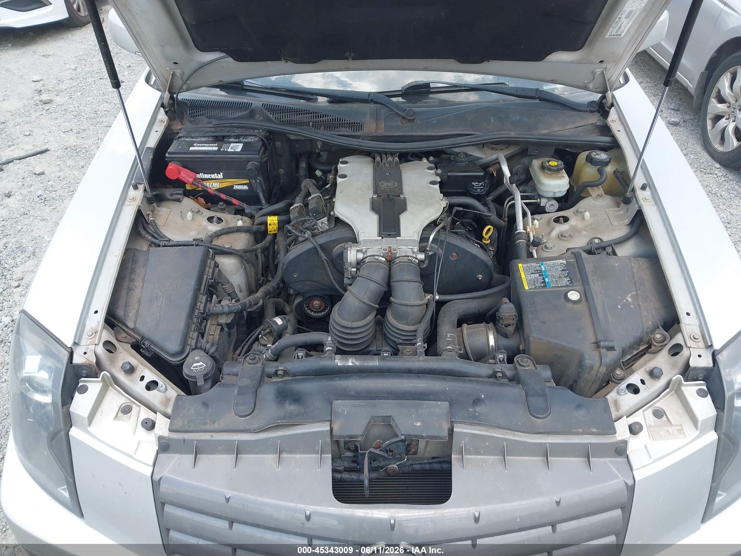 2003 Cadillac Cts Standard Silver vin: 1G6DM57NX30140813