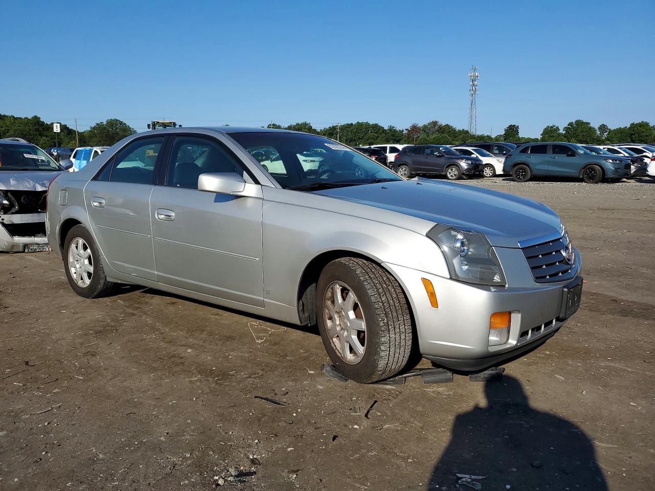 2006 Cadillac Cts Silver vin: 1G6DM57T060109220