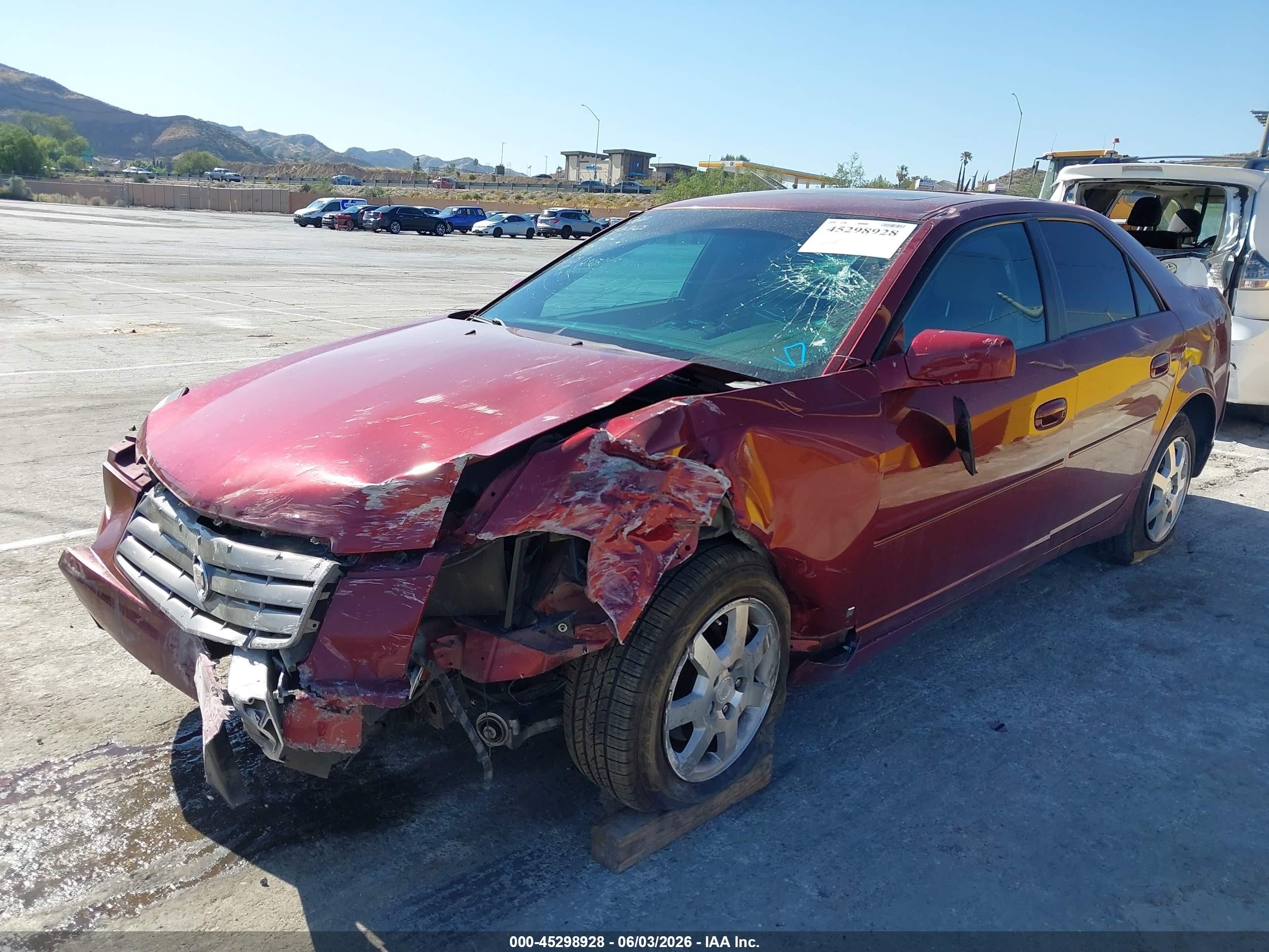 2006 Cadillac Cts Standard Red vin: 1G6DM57T060123747