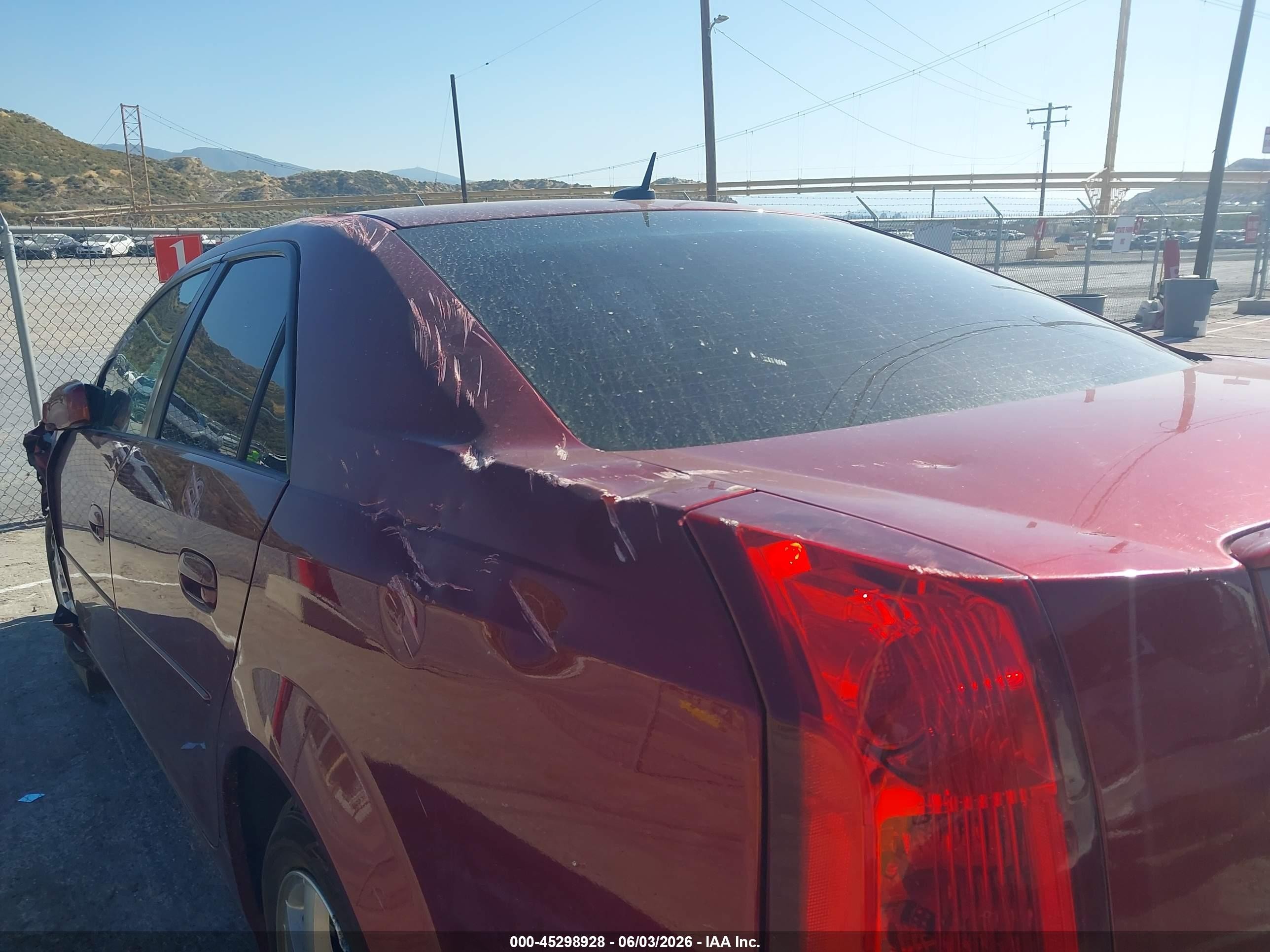2006 Cadillac Cts Standard Red vin: 1G6DM57T060123747