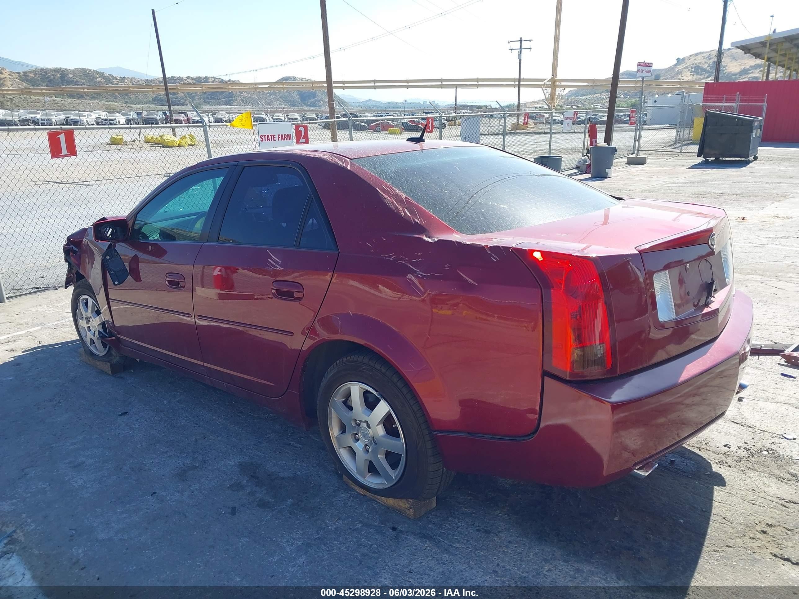 2006 Cadillac Cts Standard Red vin: 1G6DM57T060123747