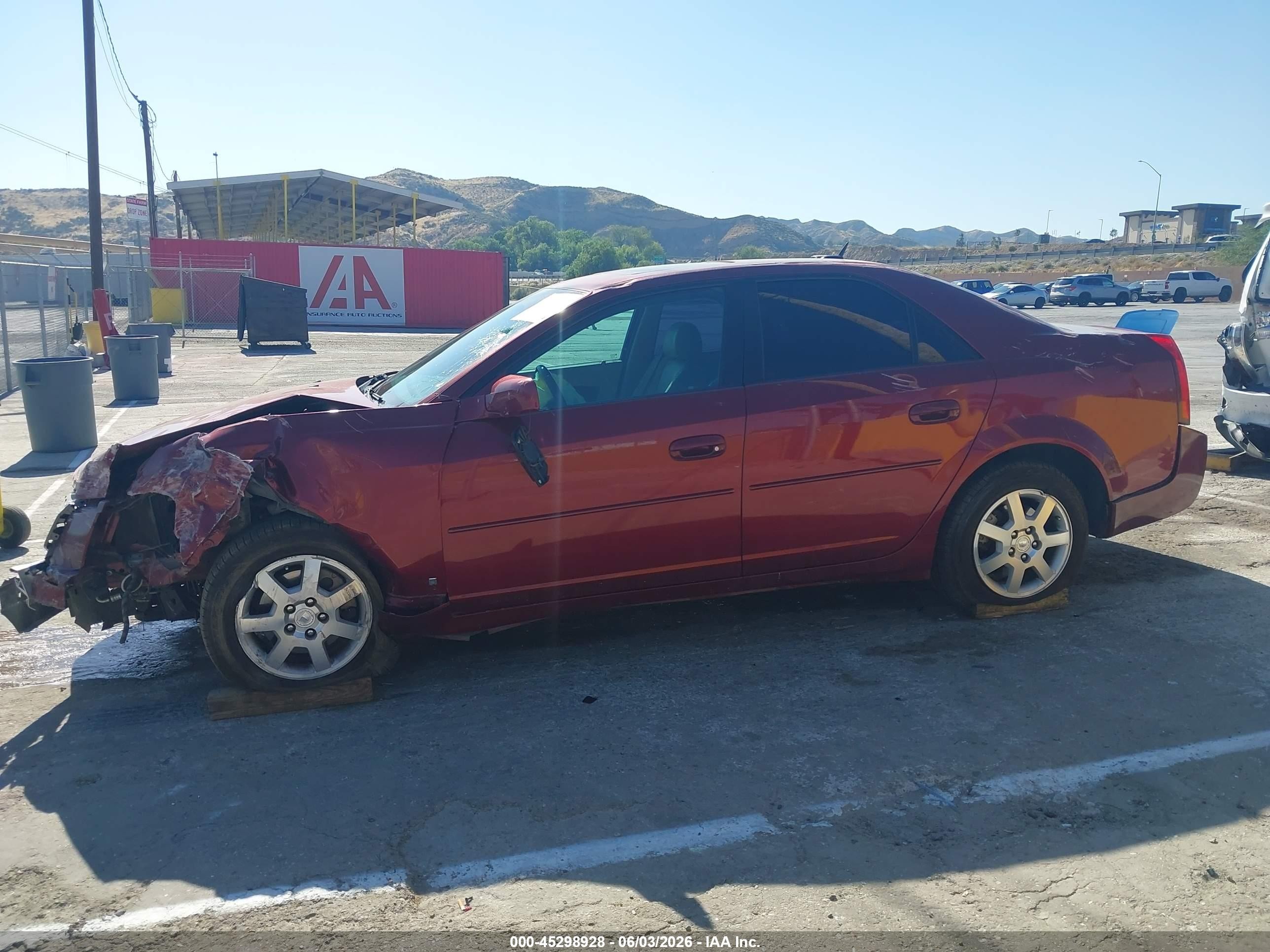 2006 Cadillac Cts Standard Red vin: 1G6DM57T060123747