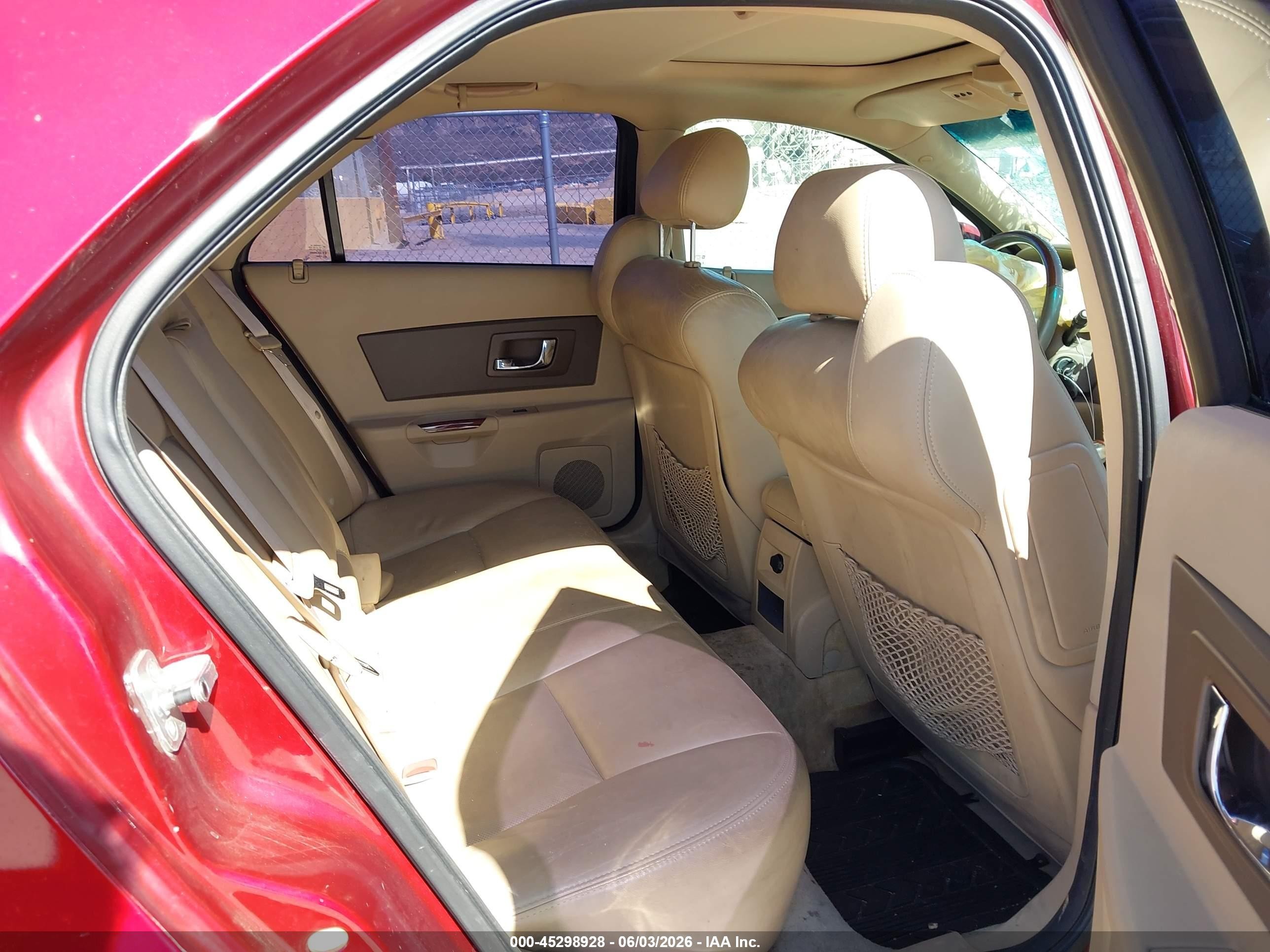 2006 Cadillac Cts Standard Red vin: 1G6DM57T060123747