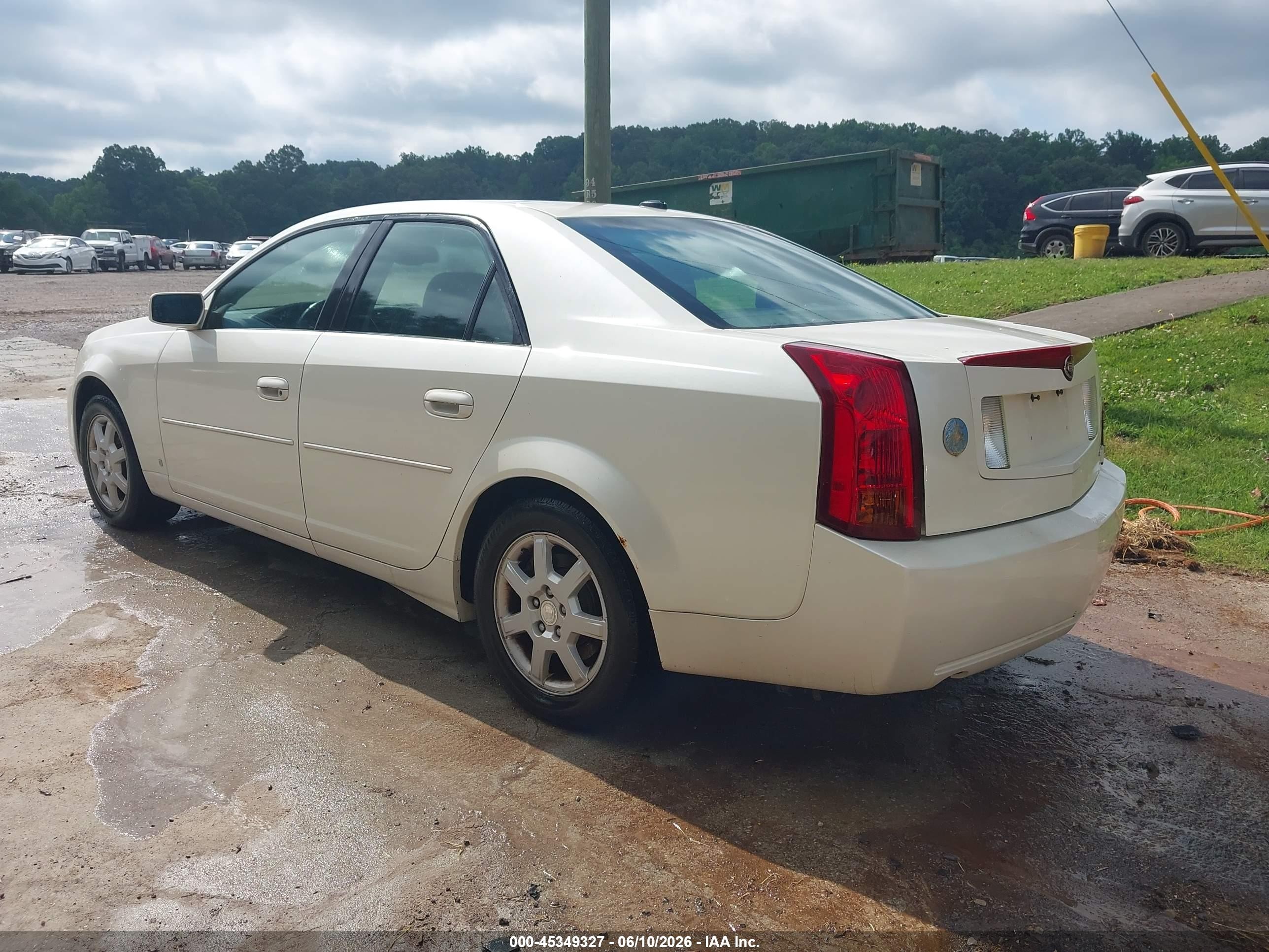 2006 Cadillac Cts Standard White vin: 1G6DM57T060206076