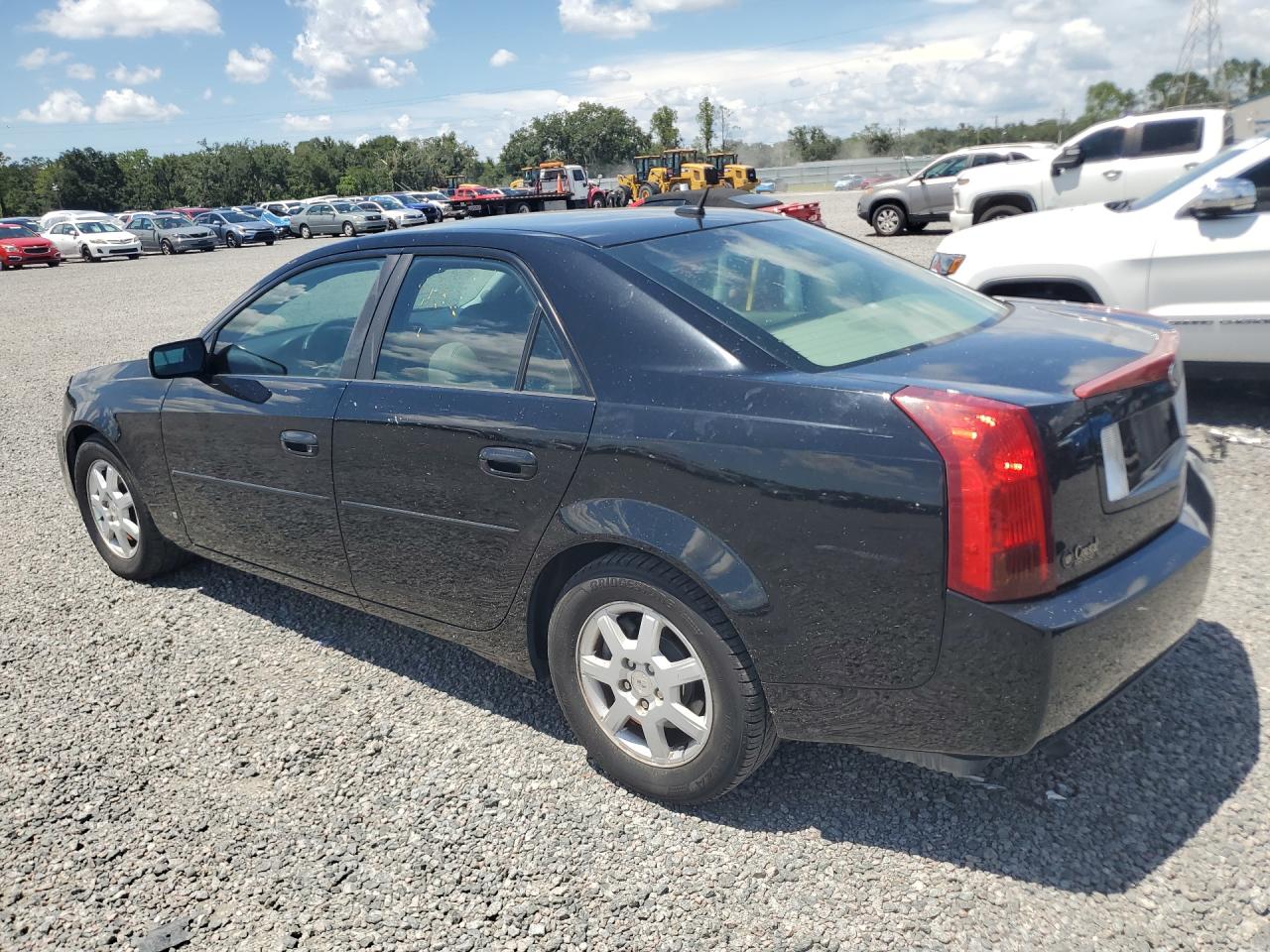 2007 Cadillac Cts Черный vin: 1G6DM57T070102351