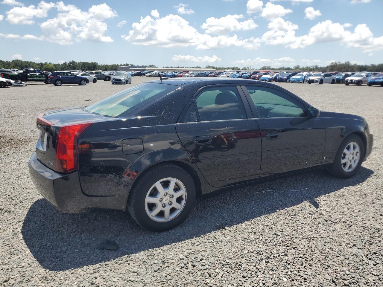 2007 Cadillac Cts Черный vin: 1G6DM57T070102351