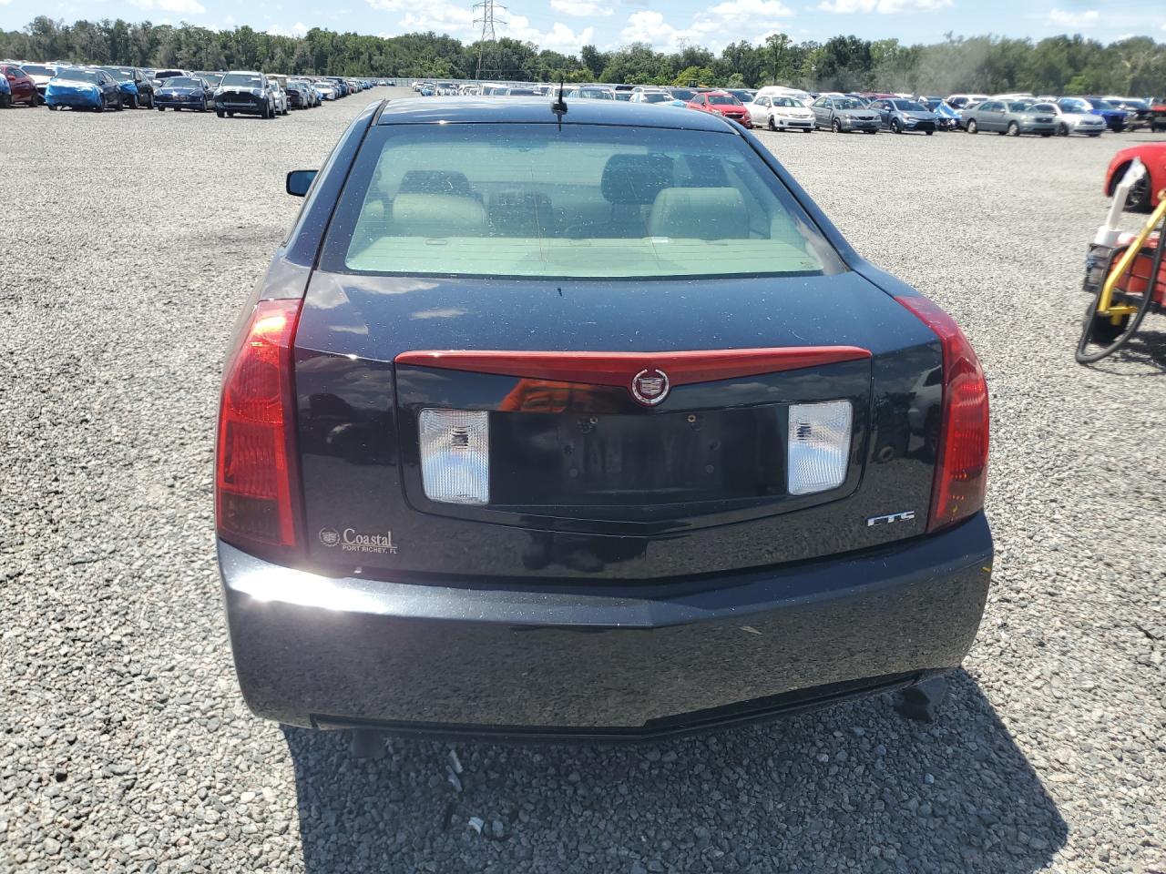 2007 Cadillac Cts Черный vin: 1G6DM57T070102351