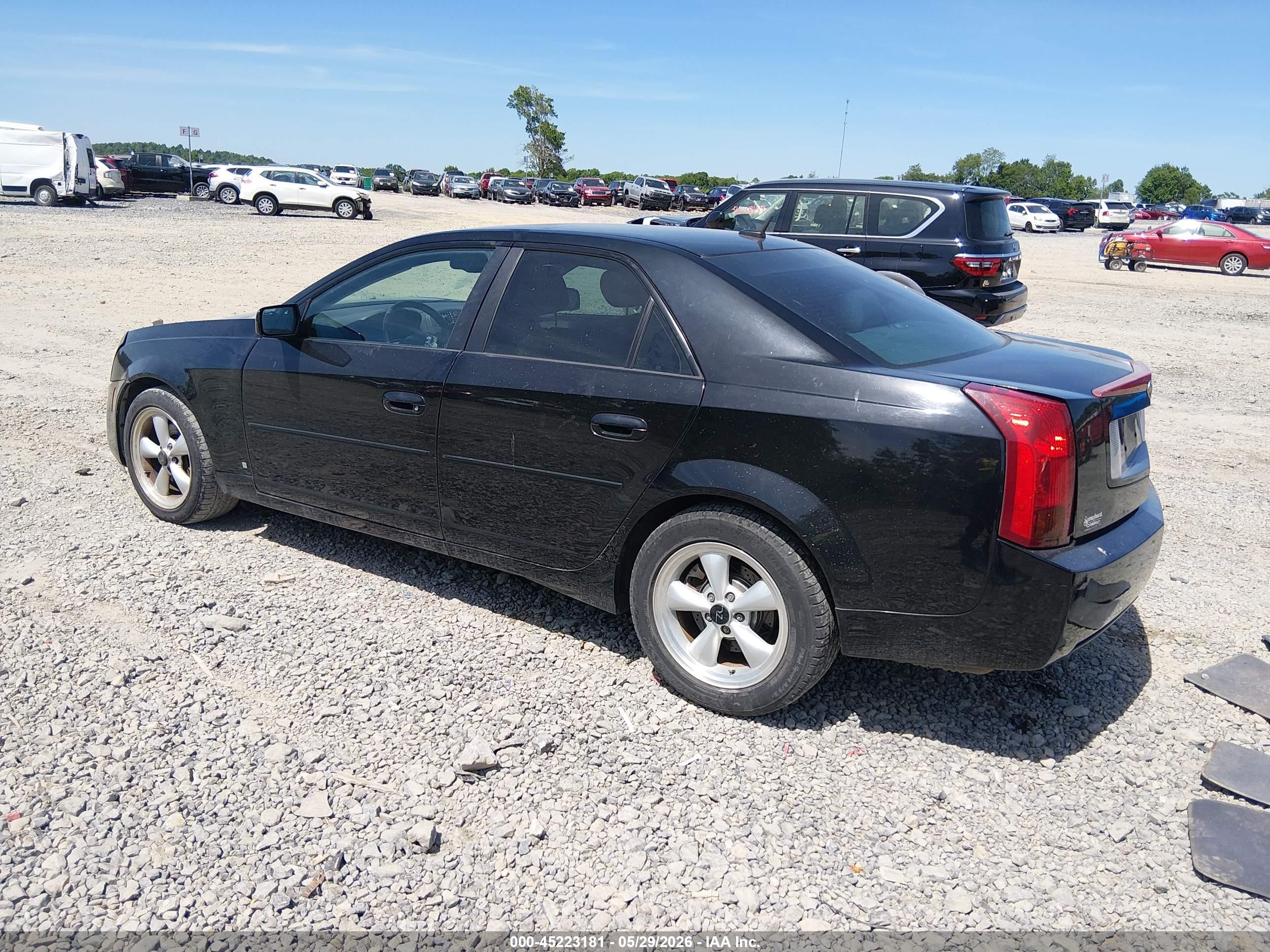 2007 Cadillac Cts Standard Черный vin: 1G6DM57T070107548