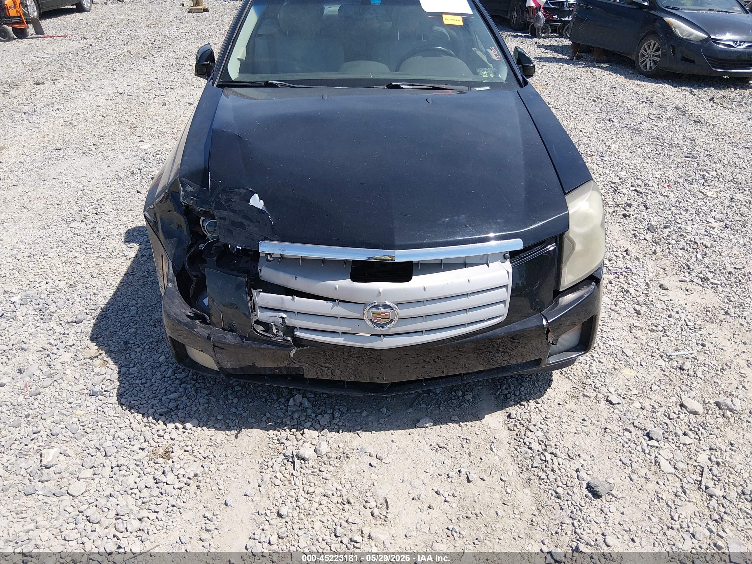 2007 Cadillac Cts Standard Черный vin: 1G6DM57T070107548