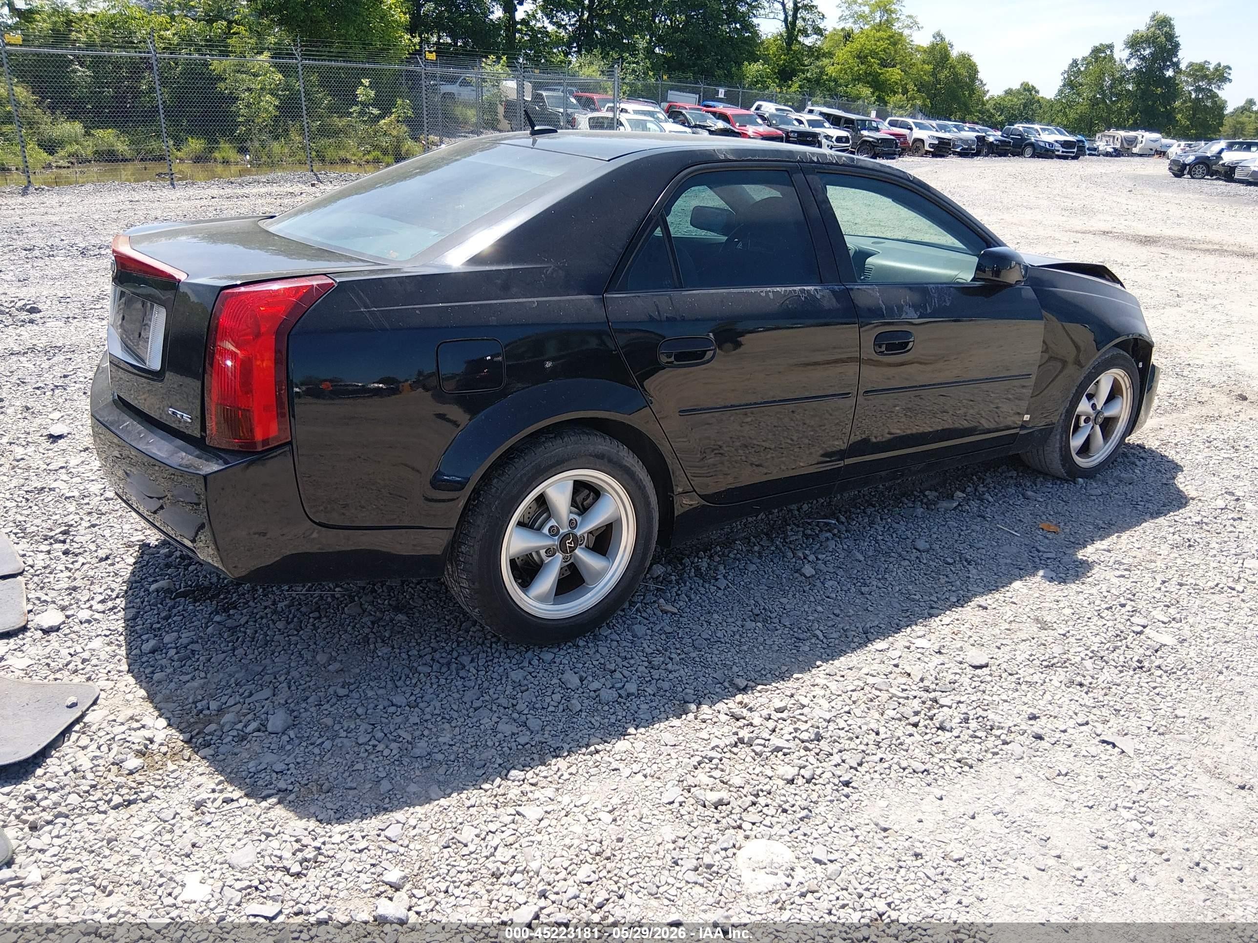 2007 Cadillac Cts Standard Черный vin: 1G6DM57T070107548