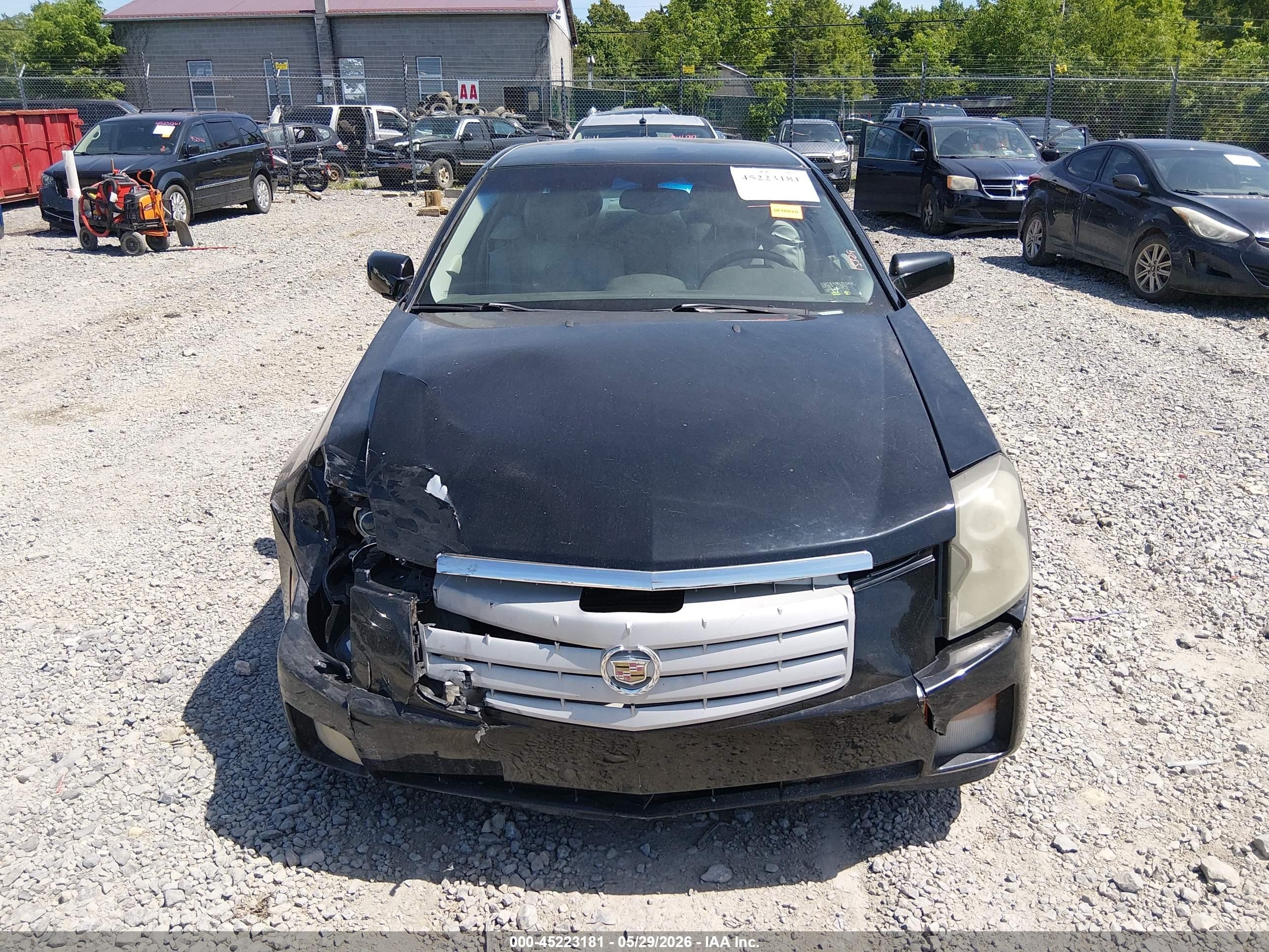 2007 Cadillac Cts Standard Черный vin: 1G6DM57T070107548