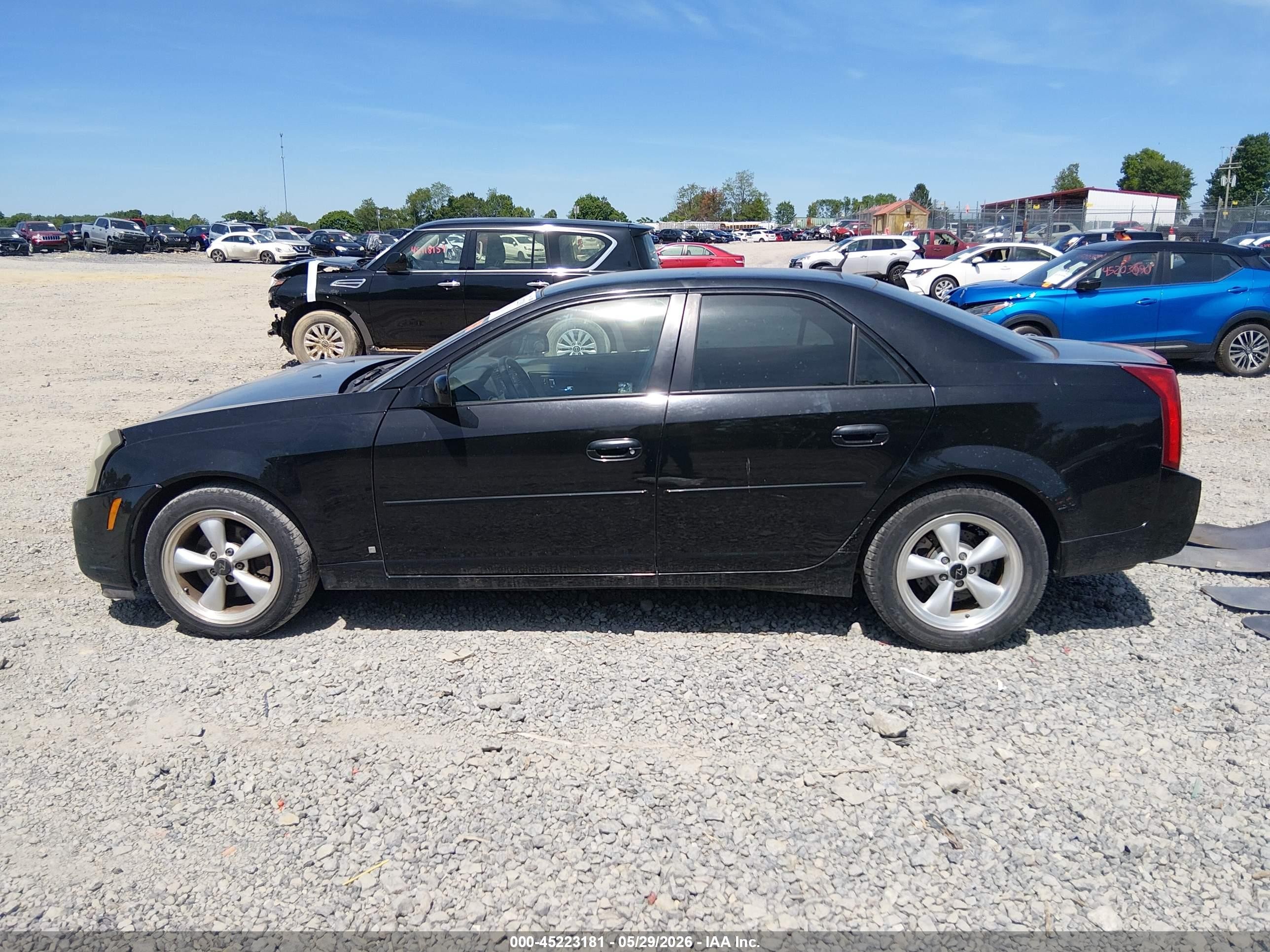 2007 Cadillac Cts Standard Черный vin: 1G6DM57T070107548