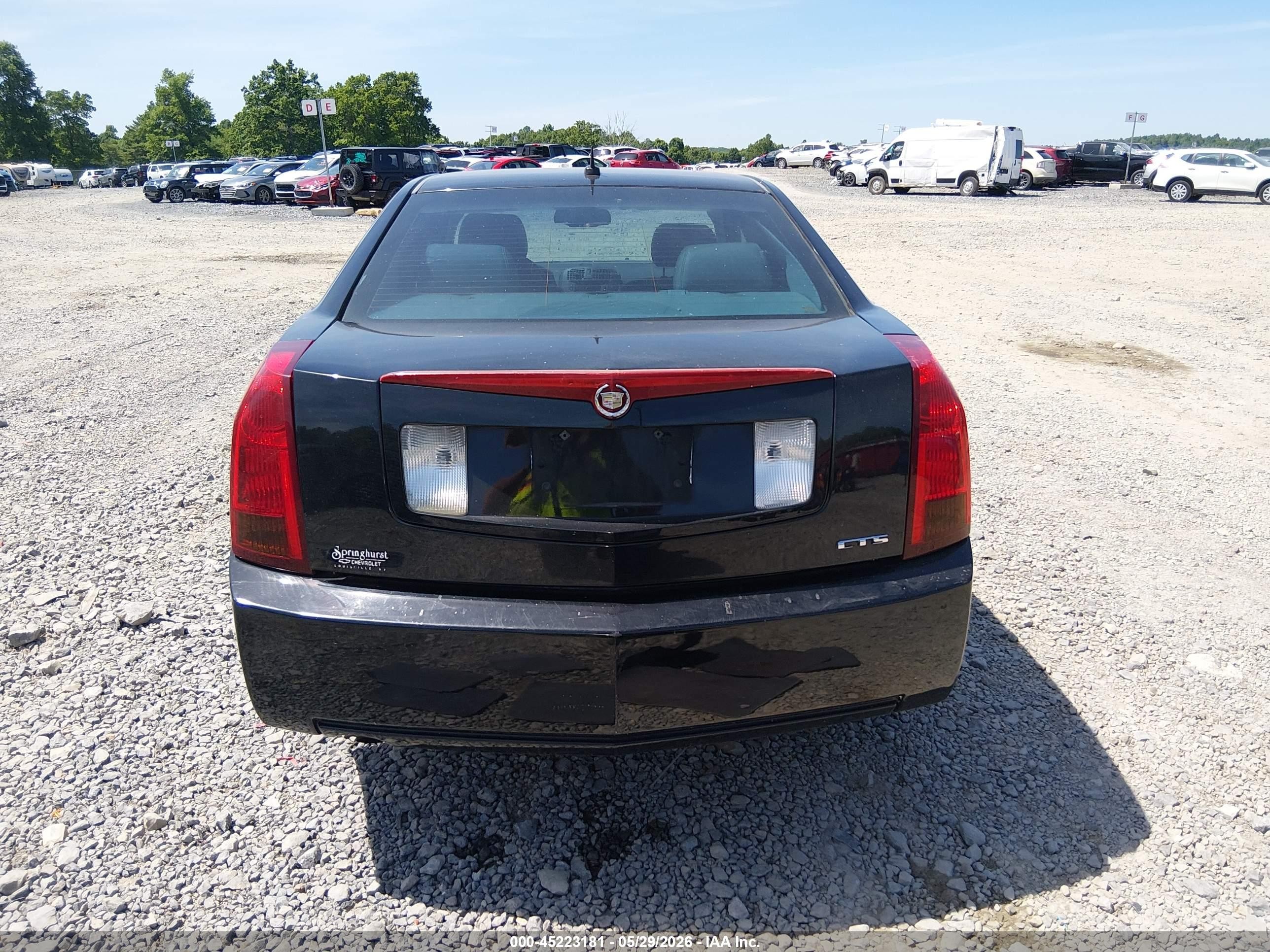 2007 Cadillac Cts Standard Черный vin: 1G6DM57T070107548