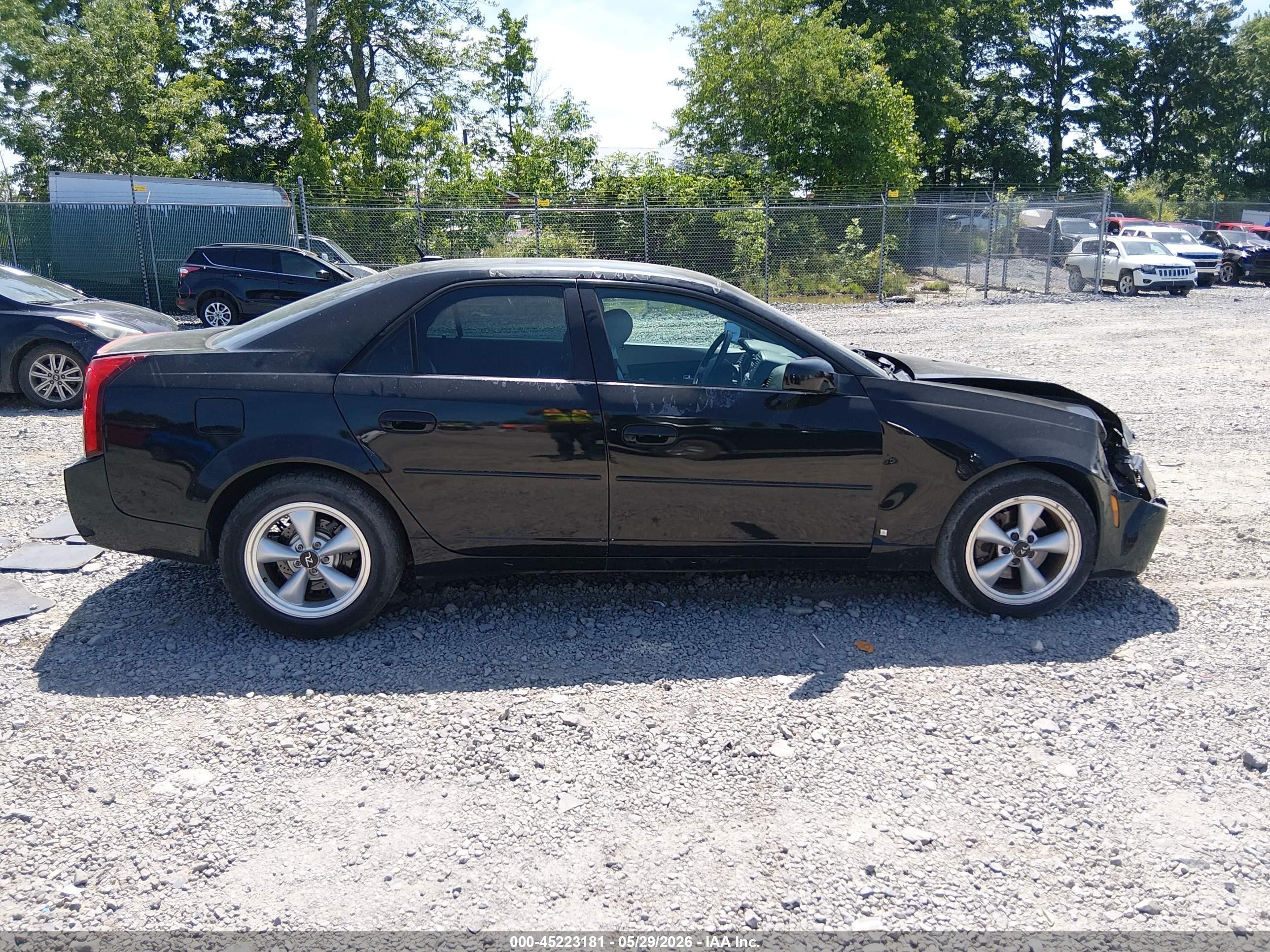 2007 Cadillac Cts Standard Черный vin: 1G6DM57T070107548
