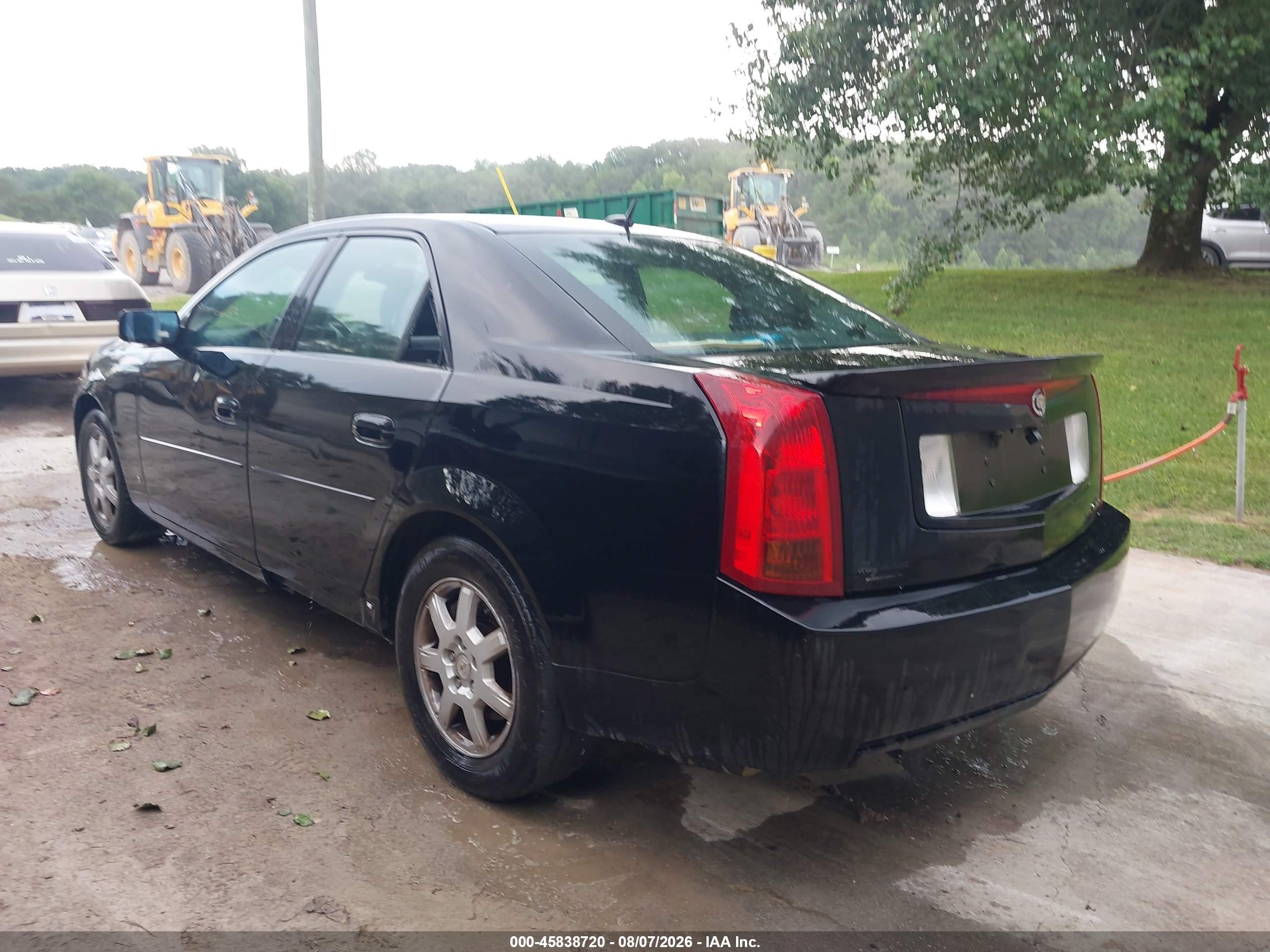 2007 Cadillac Cts Base W/1sa Black vin: 1G6DM57T070141134
