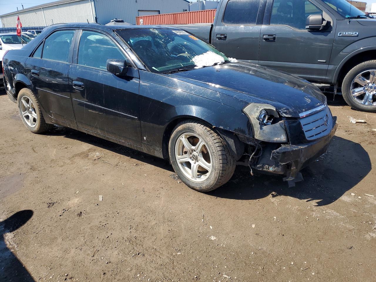 2007 Cadillac Cts Black vin: 1G6DM57T070194366