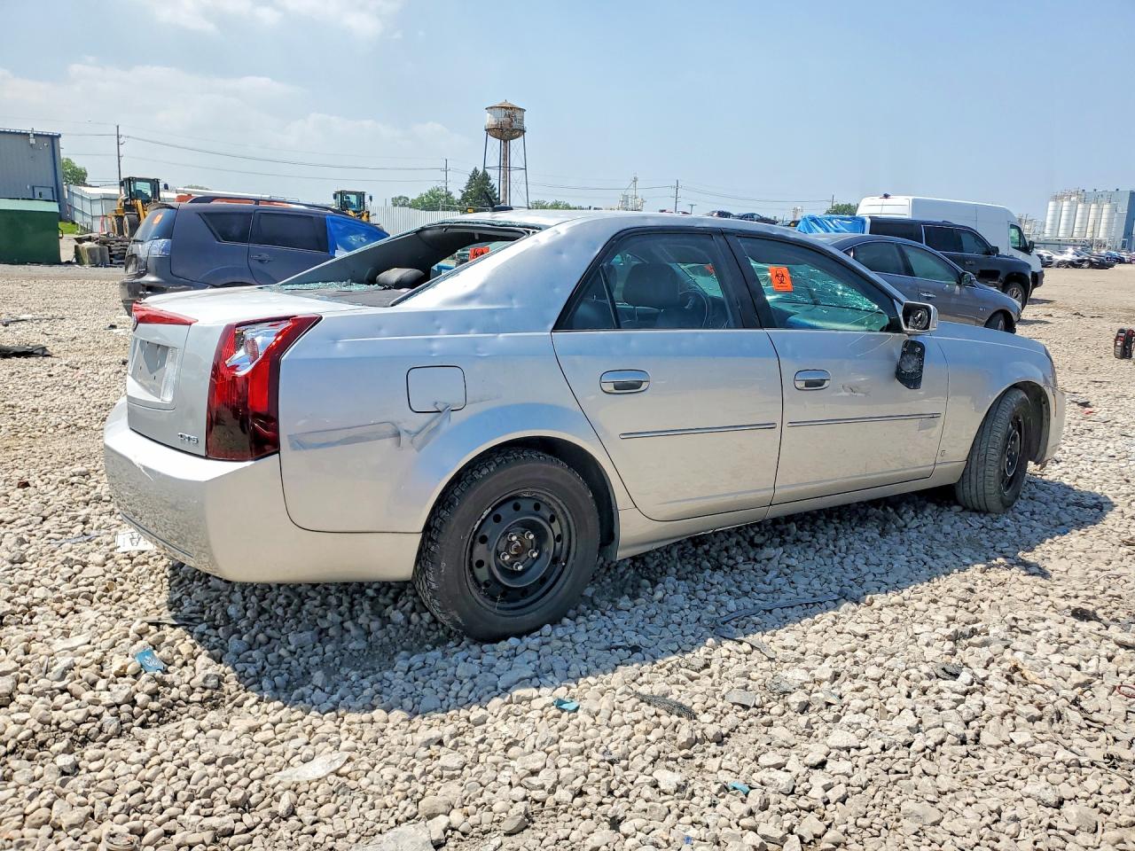 2007 Cadillac Cts Silver vin: 1G6DM57T170110278