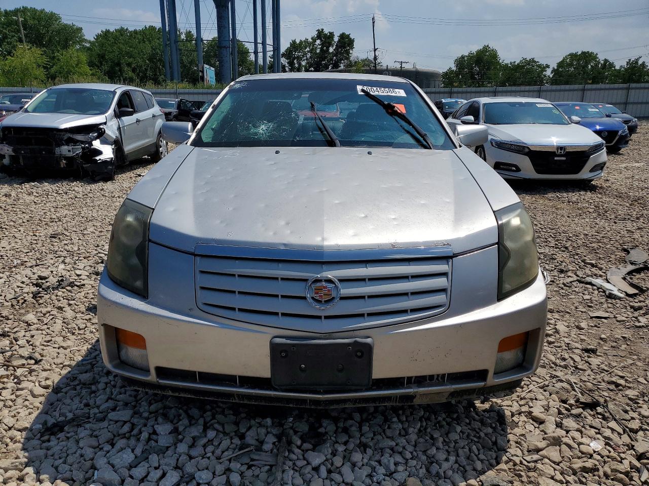 2007 Cadillac Cts Silver vin: 1G6DM57T170110278