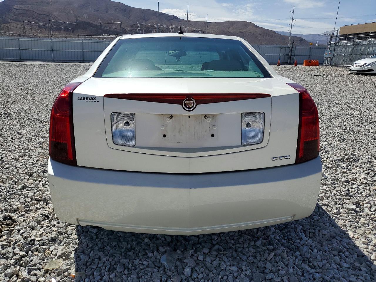 2007 Cadillac Cts White vin: 1G6DM57T170168908
