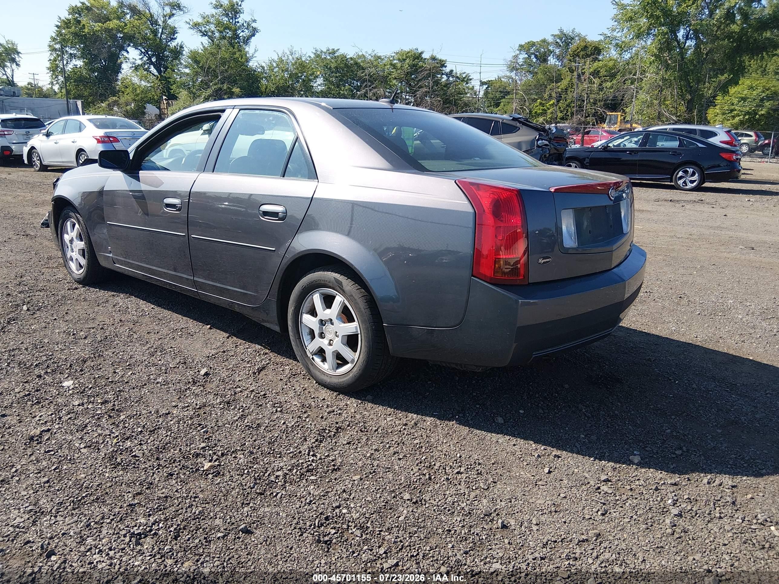 2007 Cadillac Cts Base W/1sa Dark Blue vin: 1G6DM57T270165094