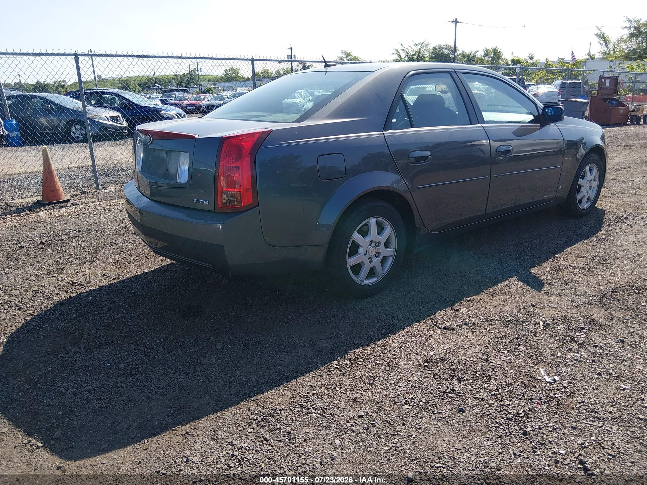 2007 Cadillac Cts Base W/1sa Dark Blue vin: 1G6DM57T270165094