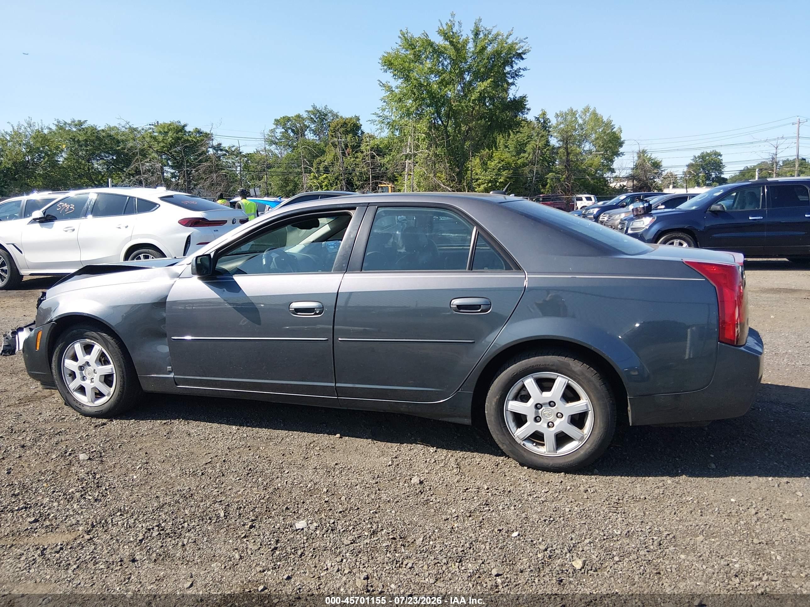 2007 Cadillac Cts Base W/1sa Dark Blue vin: 1G6DM57T270165094
