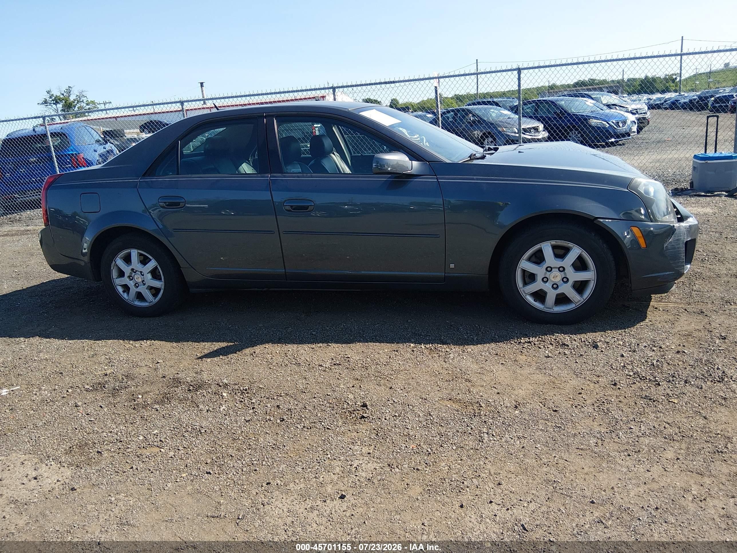 2007 Cadillac Cts Base W/1sa Dark Blue vin: 1G6DM57T270165094