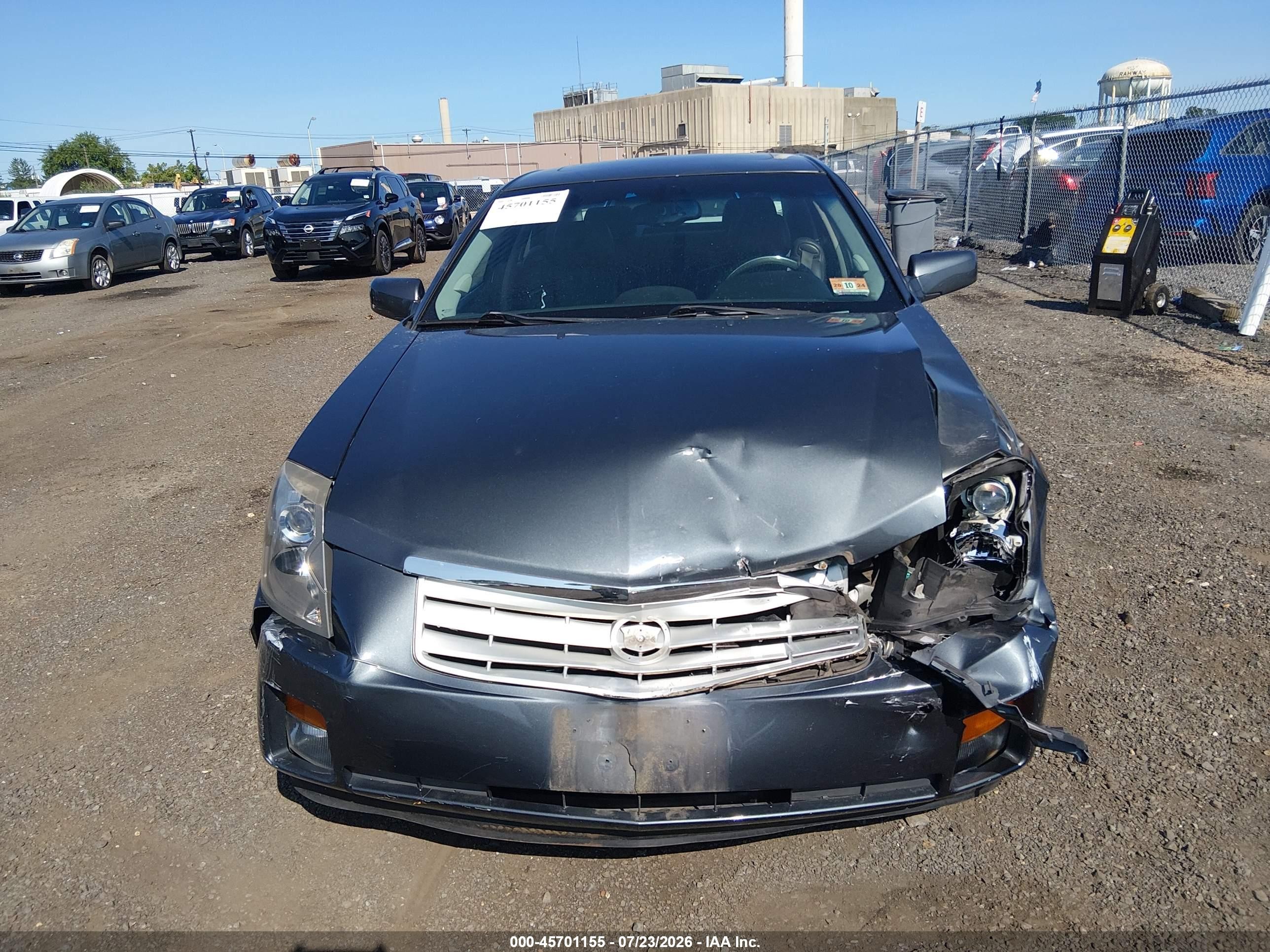 2007 Cadillac Cts Base W/1sa Dark Blue vin: 1G6DM57T270165094