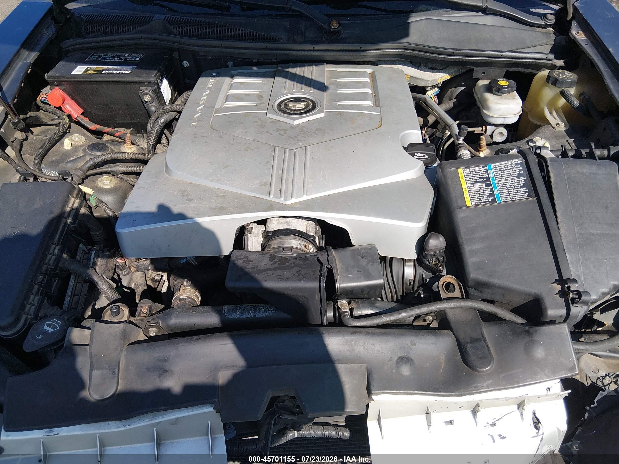 2007 Cadillac Cts Base W/1sa Dark Blue vin: 1G6DM57T270165094