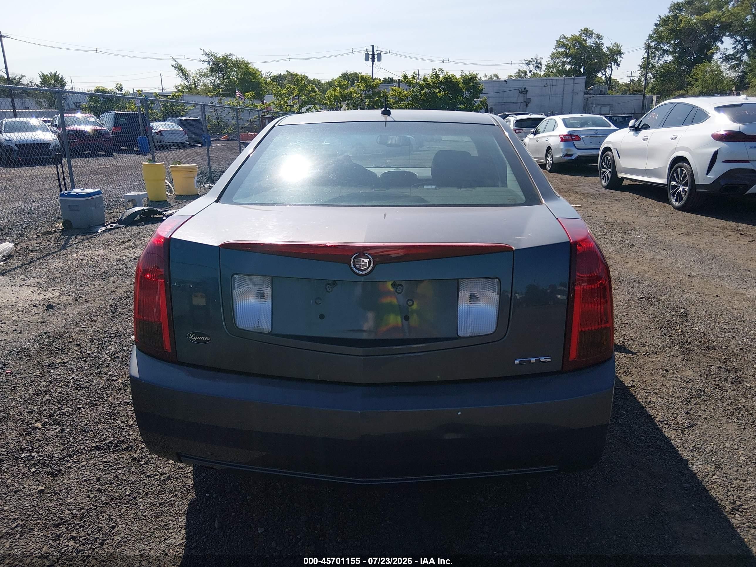 2007 Cadillac Cts Base W/1sa Dark Blue vin: 1G6DM57T270165094