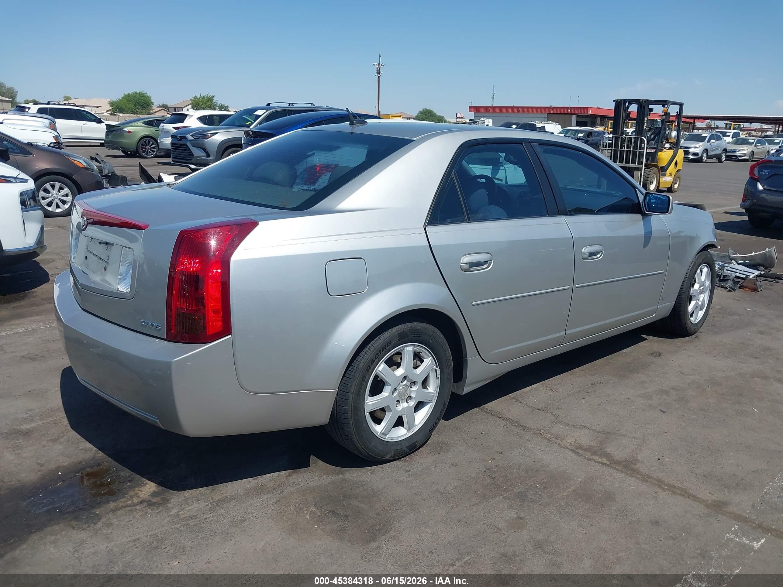 2006 Cadillac Cts Base W/1sa Silver vin: 1G6DM57T360168617